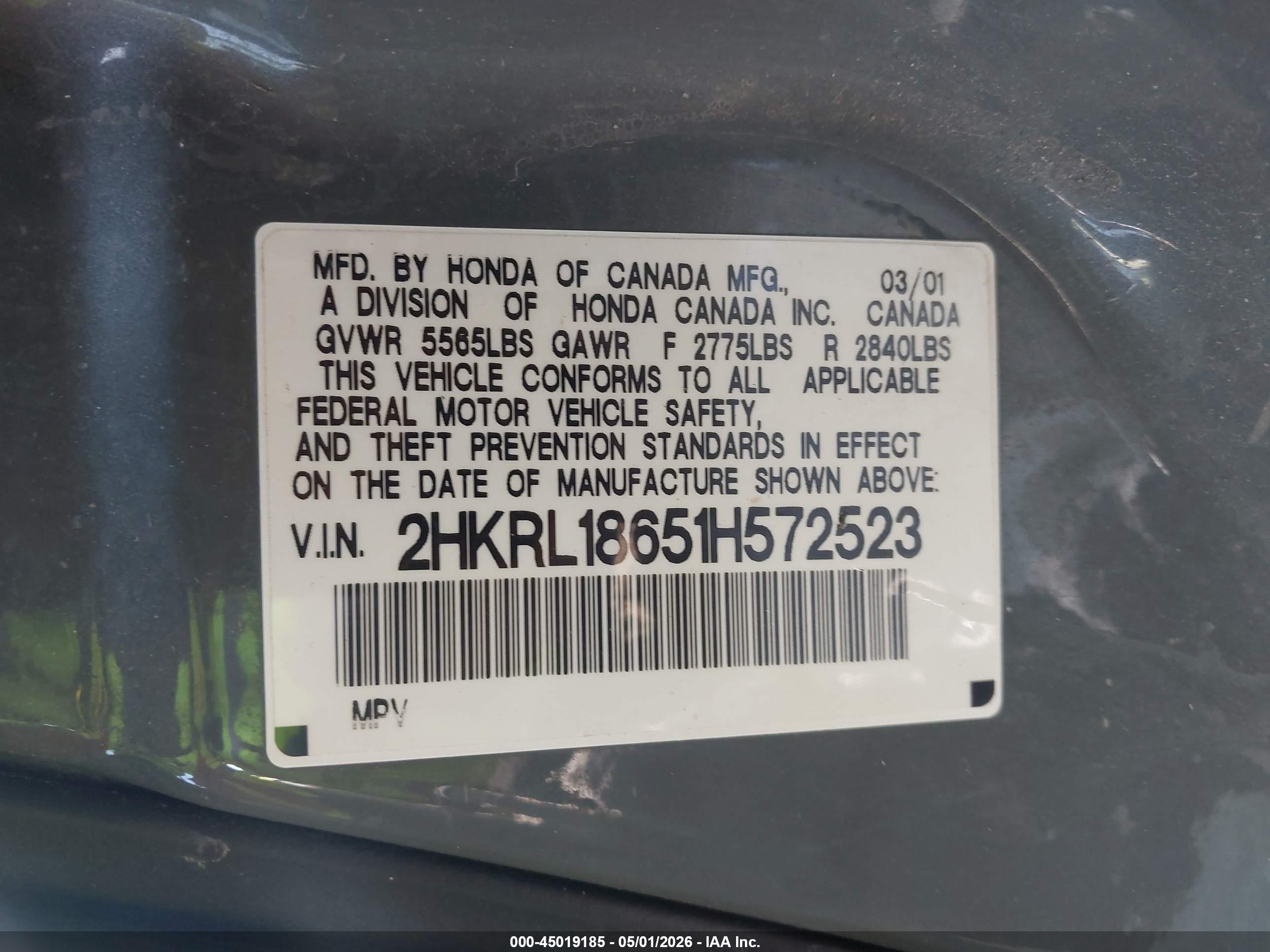 HONDA ODYSSEY image 9