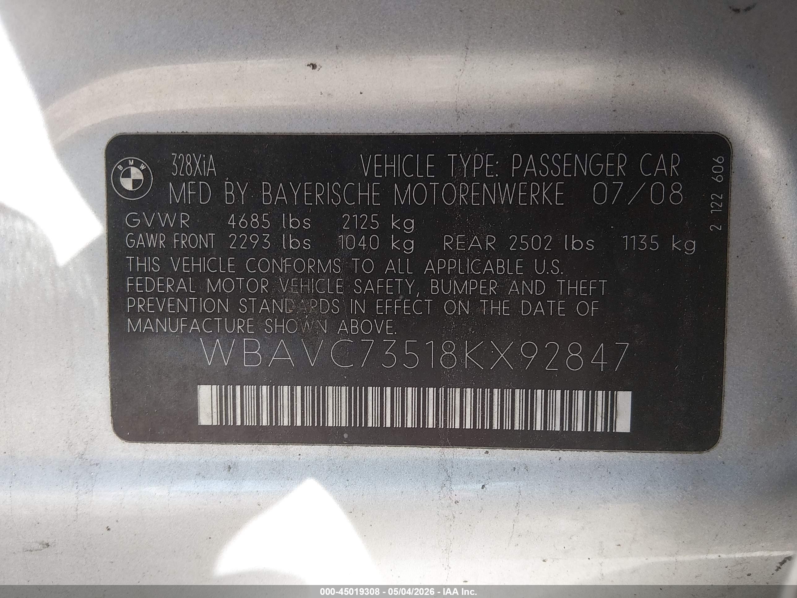 BMW 328XI image 9