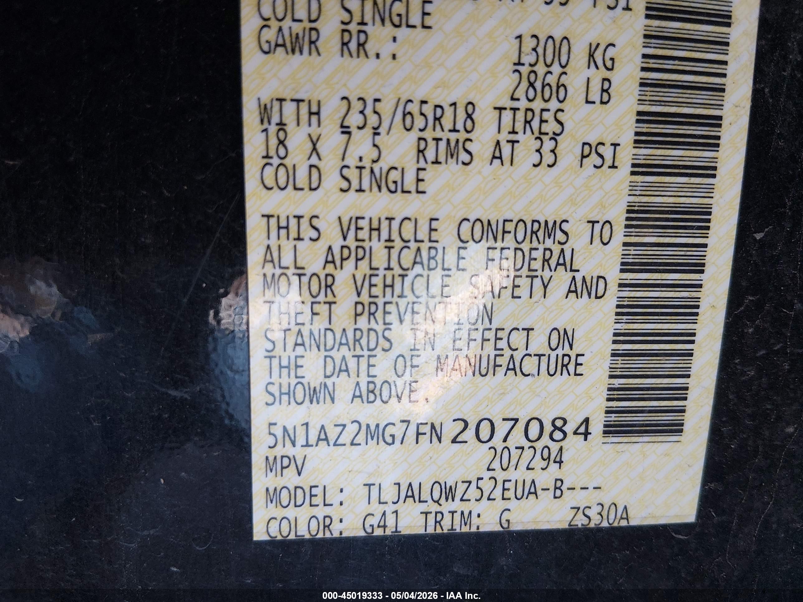 NISSAN MURANO image 9