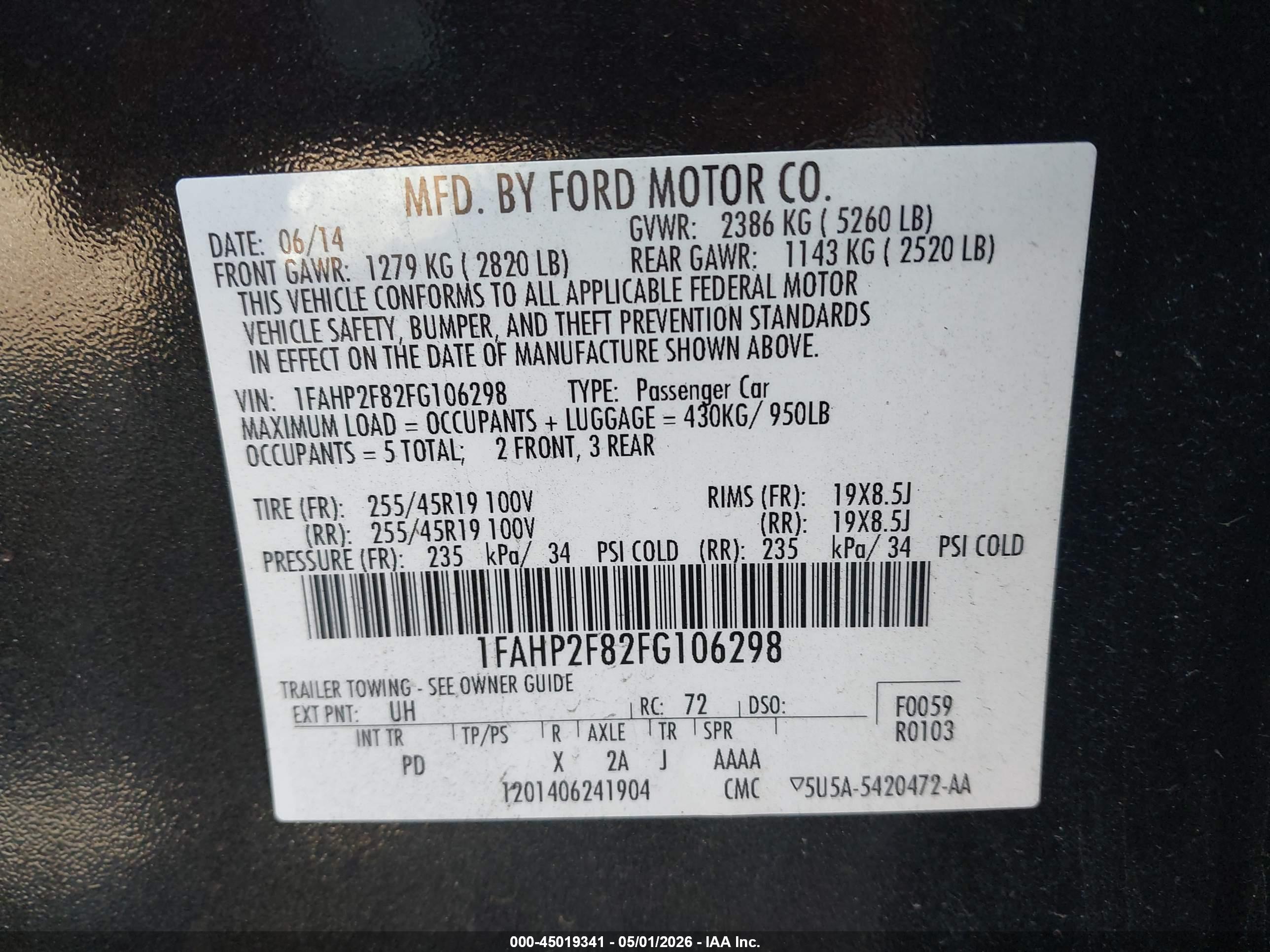 FORD TAURUS image 9
