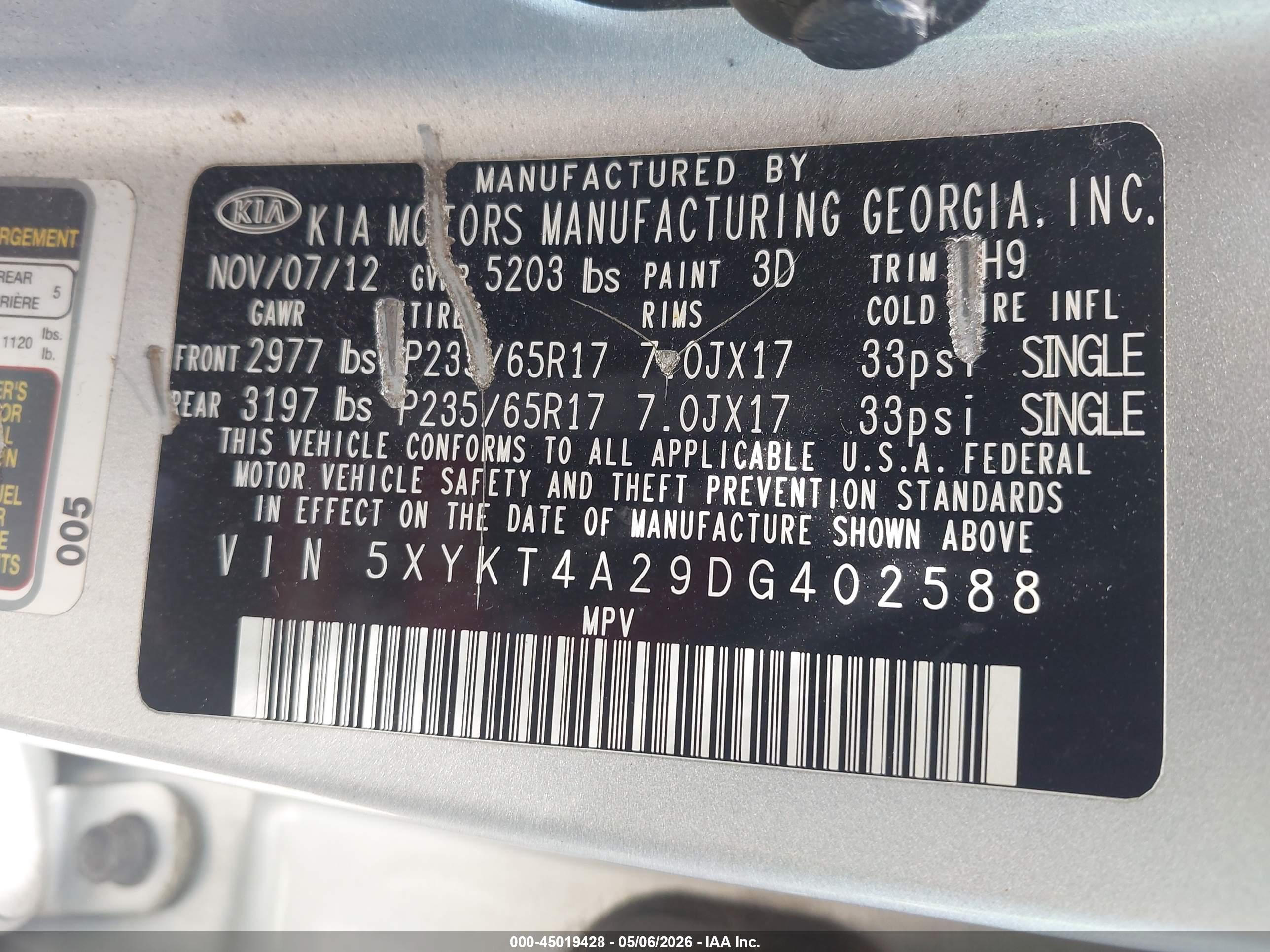 KIA SORENTO image 9