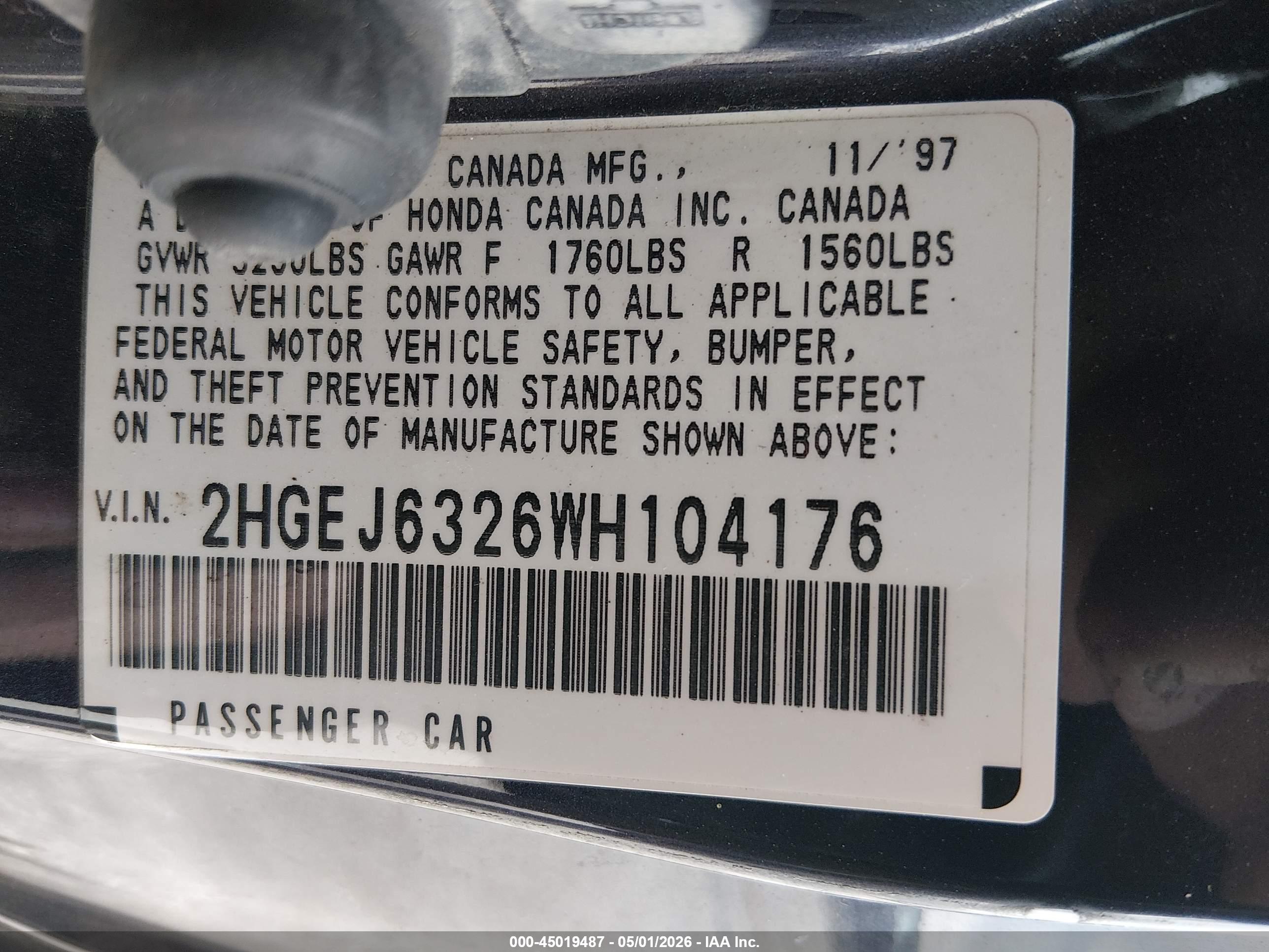 HONDA CIVIC image 9