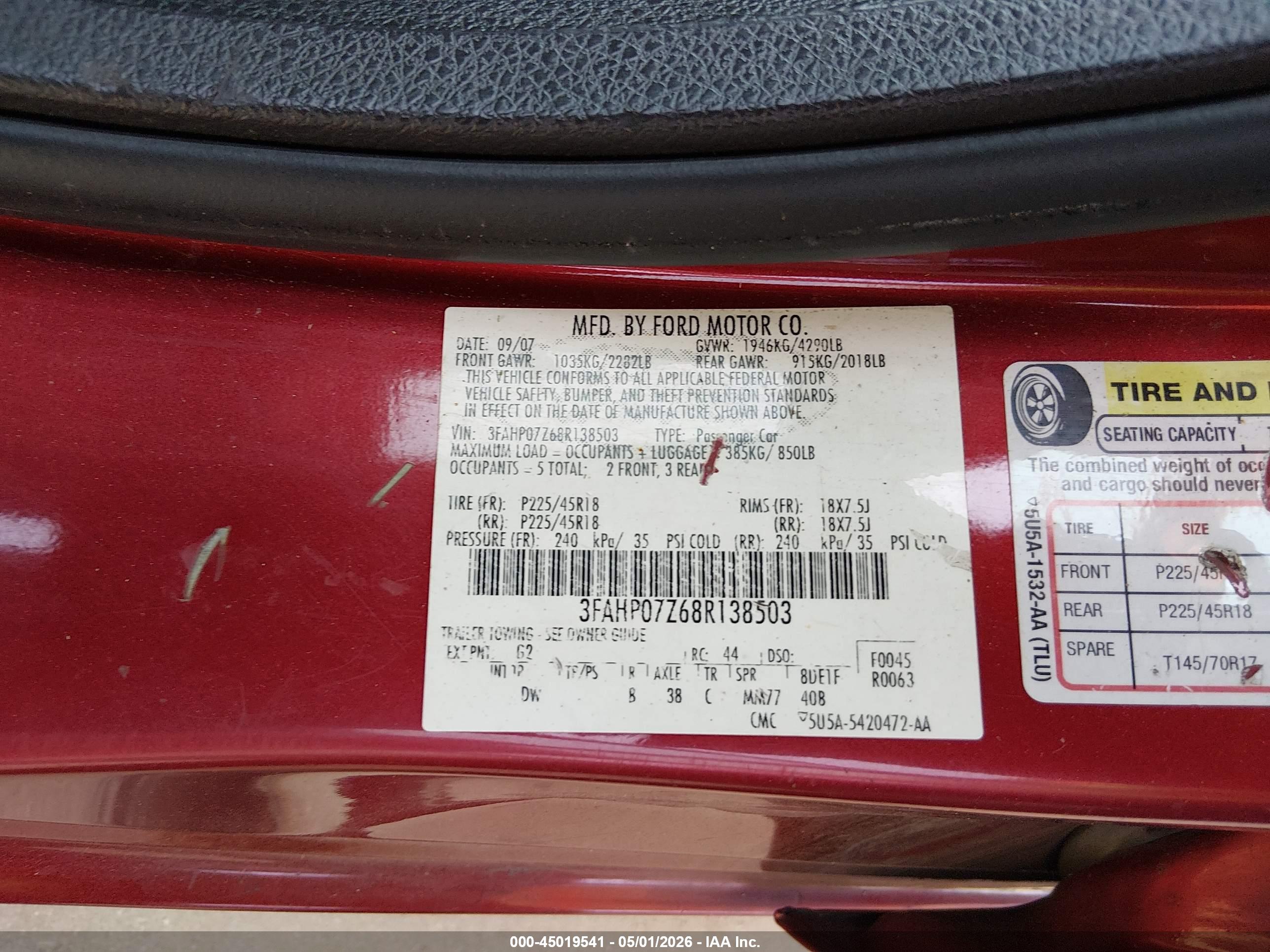 FORD FUSION image 9