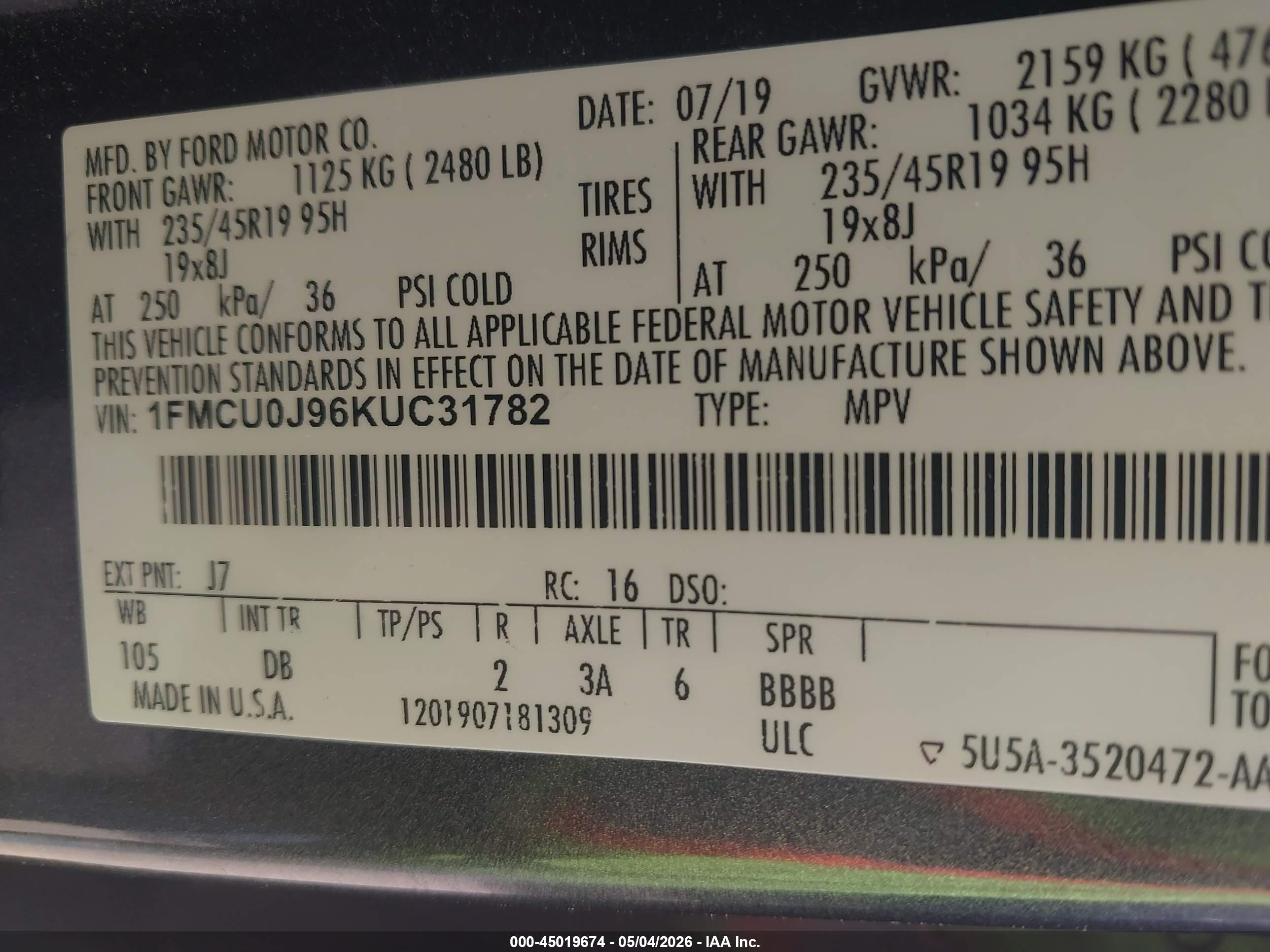 FORD ESCAPE image 9
