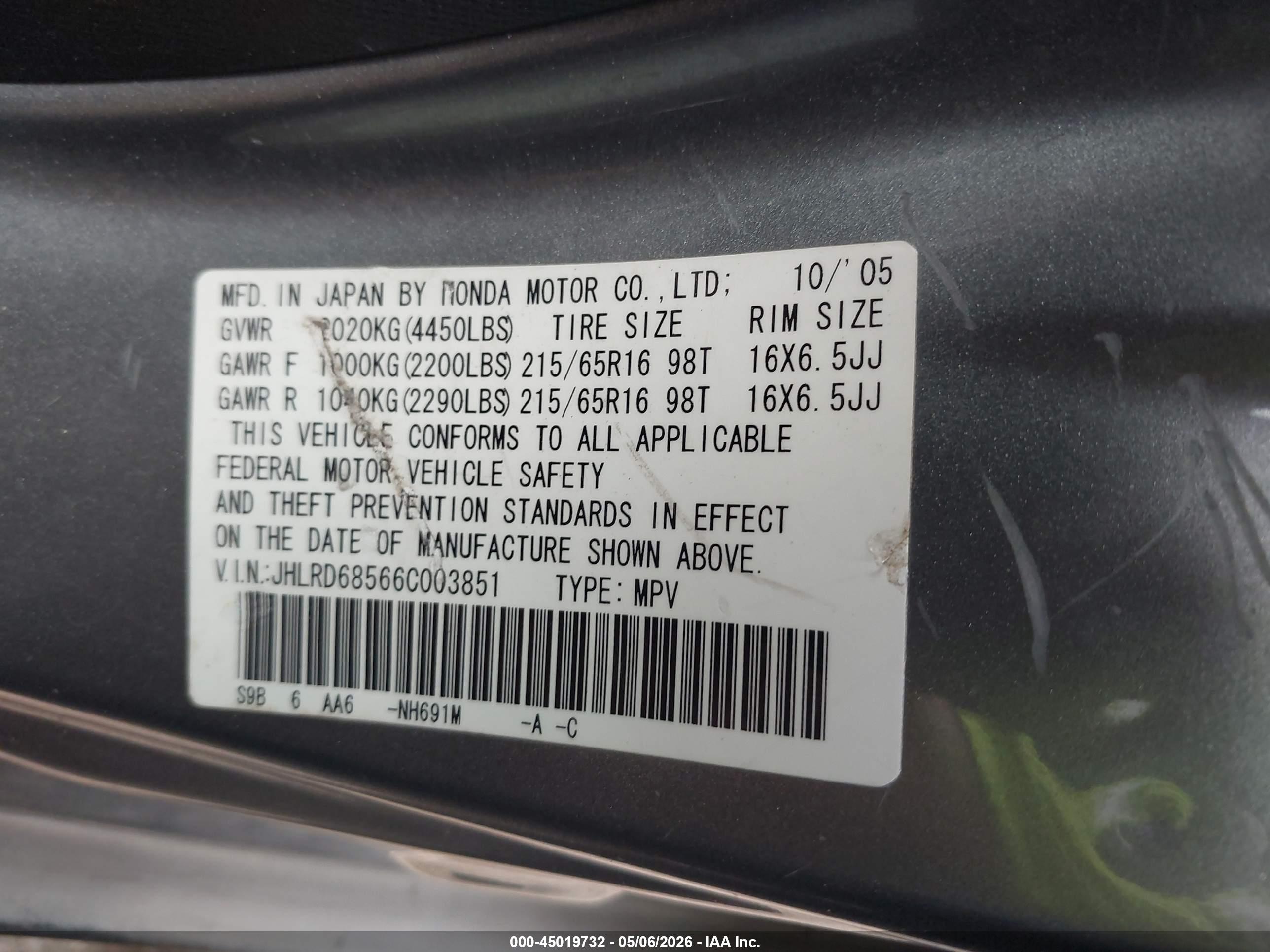 HONDA CR-V image 9