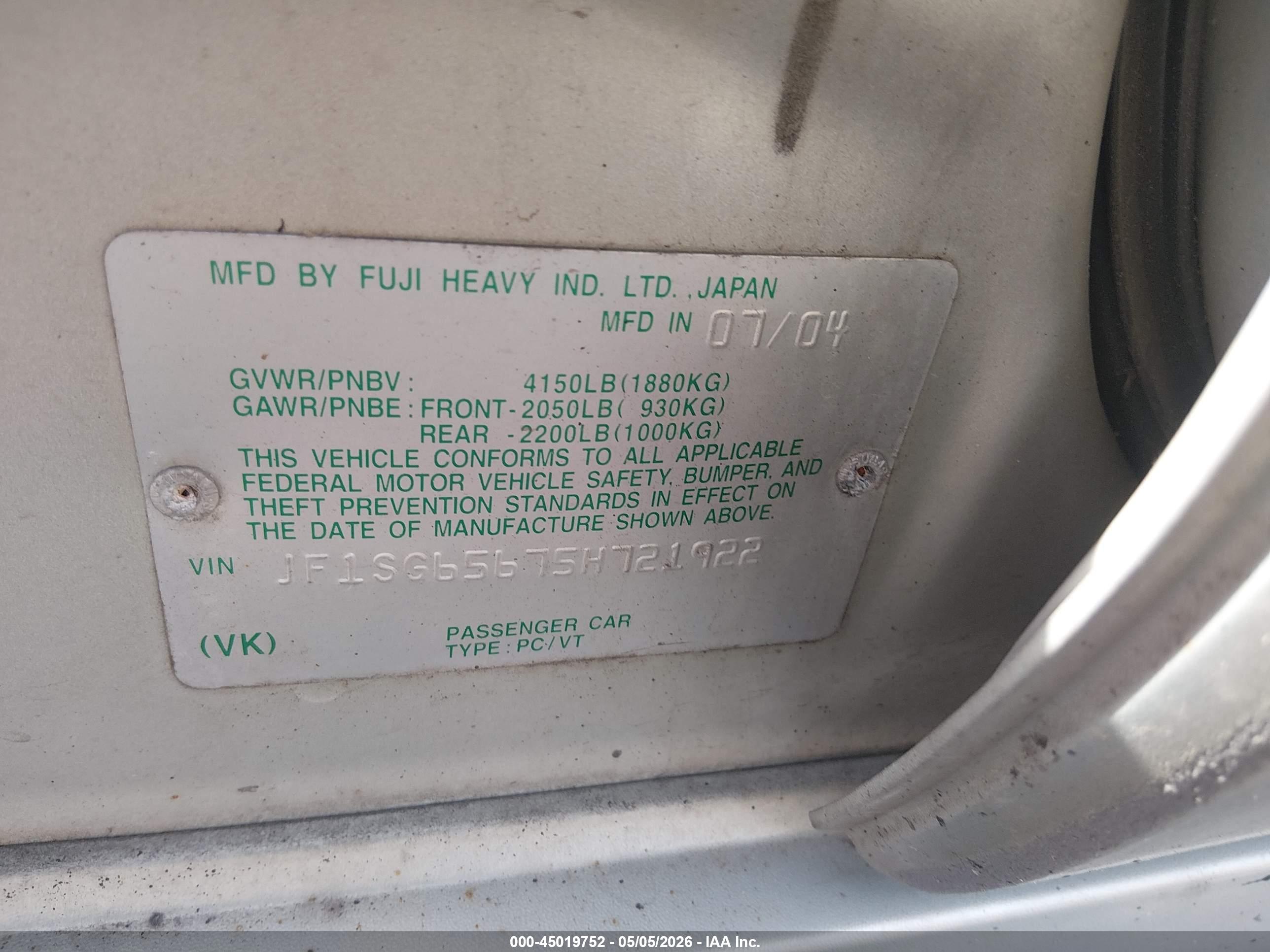 SUBARU FORESTER image 9