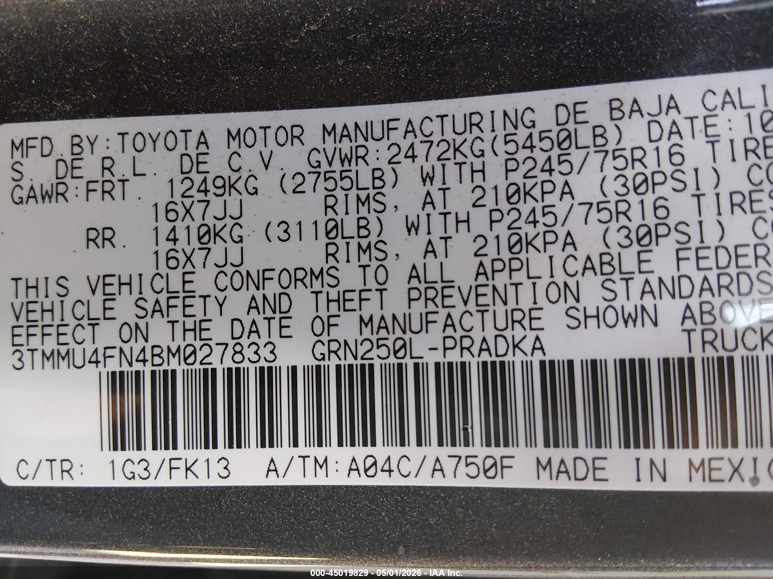 TOYOTA TACOMA image 9