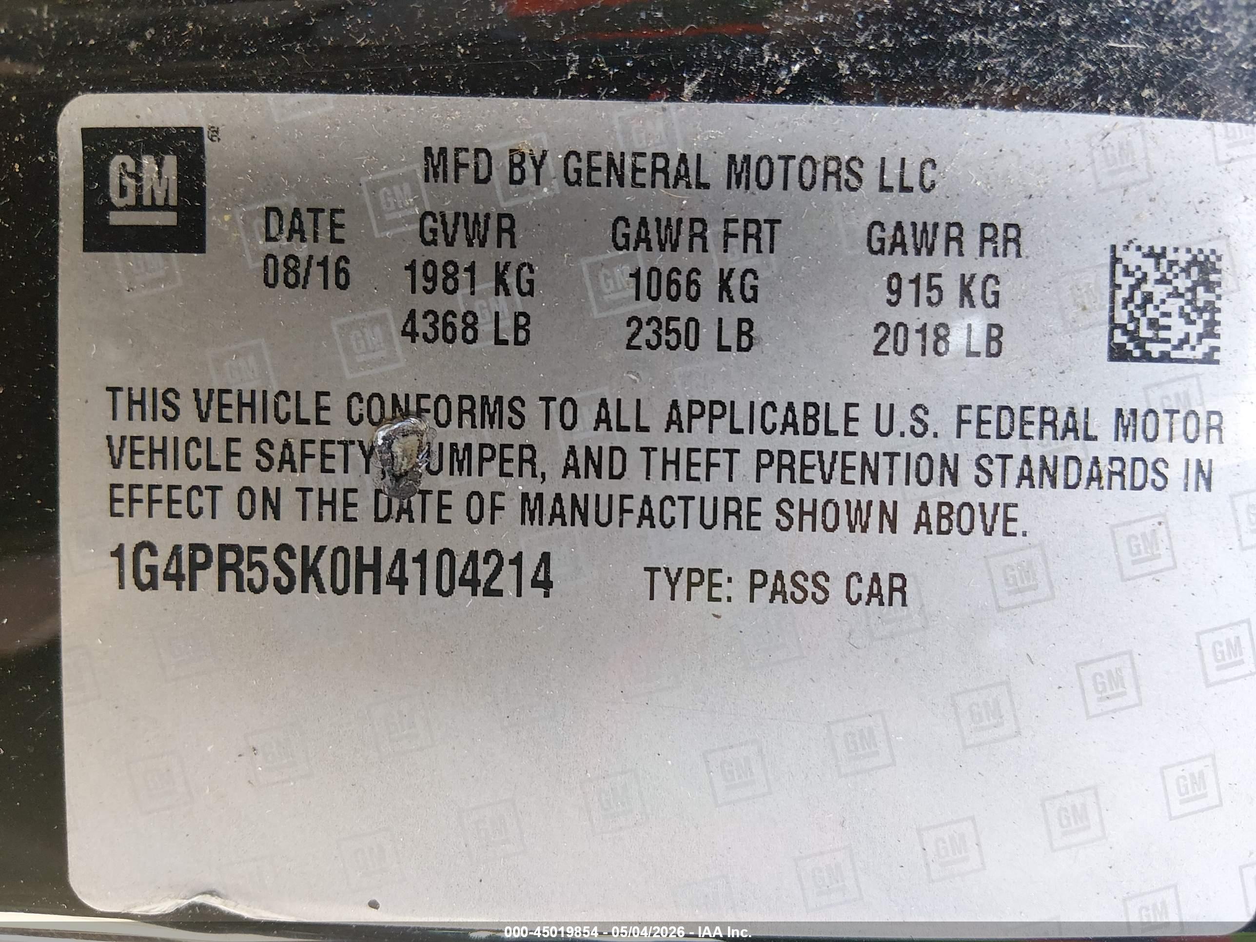 BUICK VERANO image 9