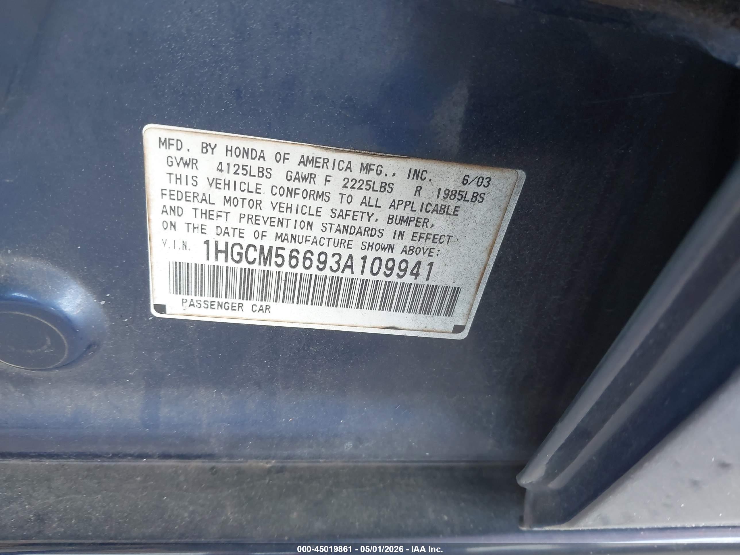 HONDA ACCORD image 9