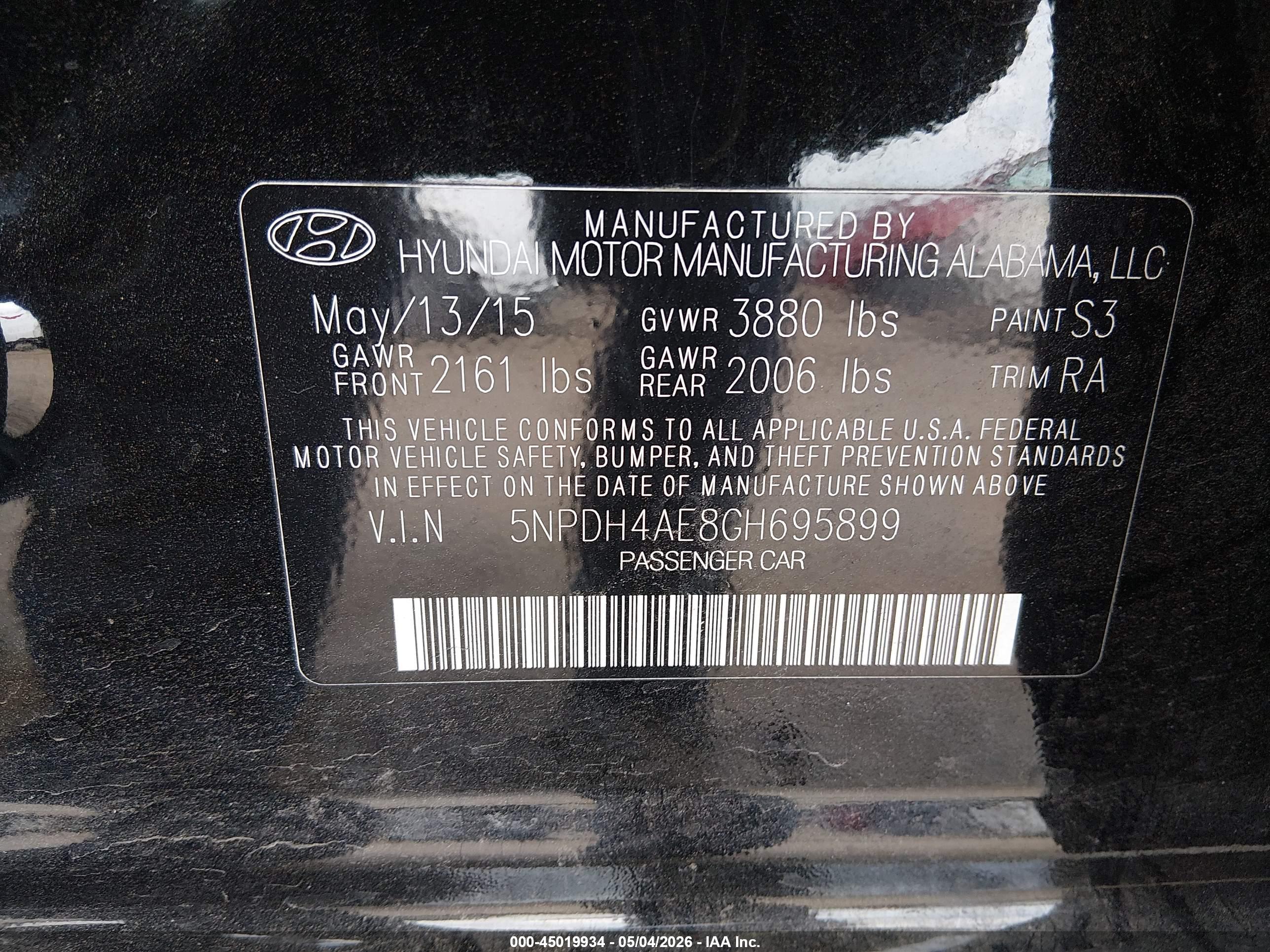 HYUNDAI ELANTRA image 9