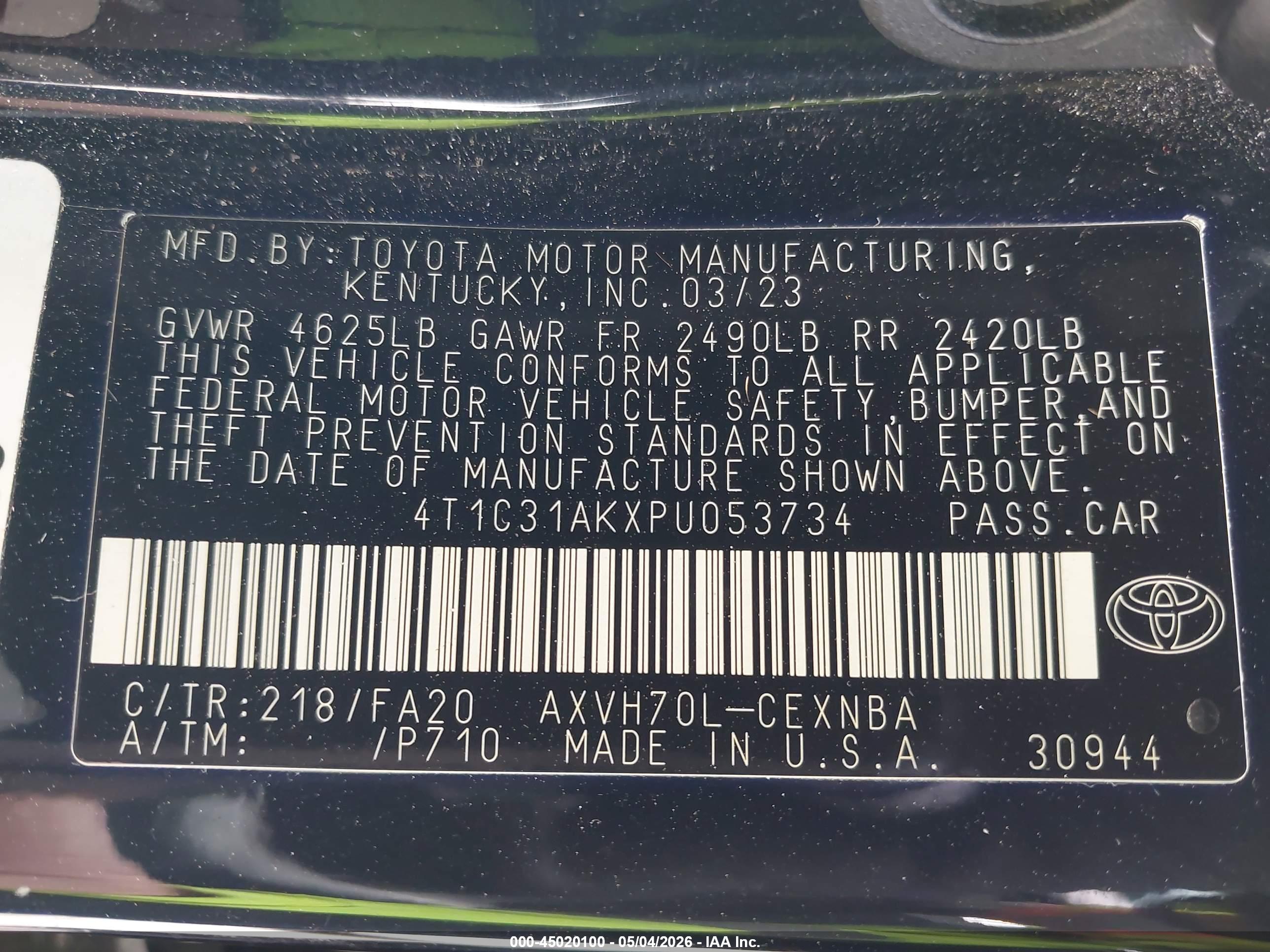 TOYOTA CAMRY image 9