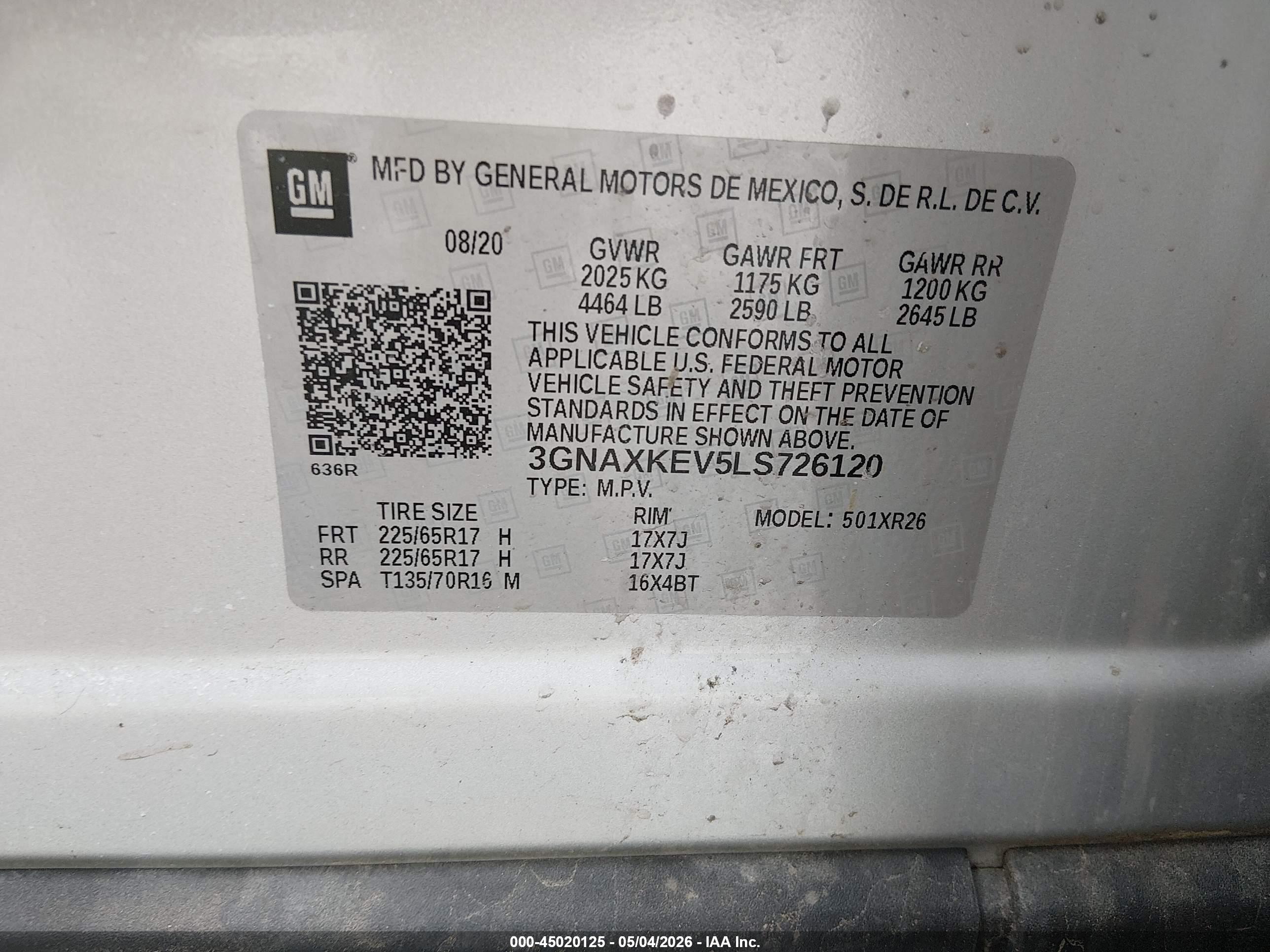 CHEVROLET EQUINOX image 9