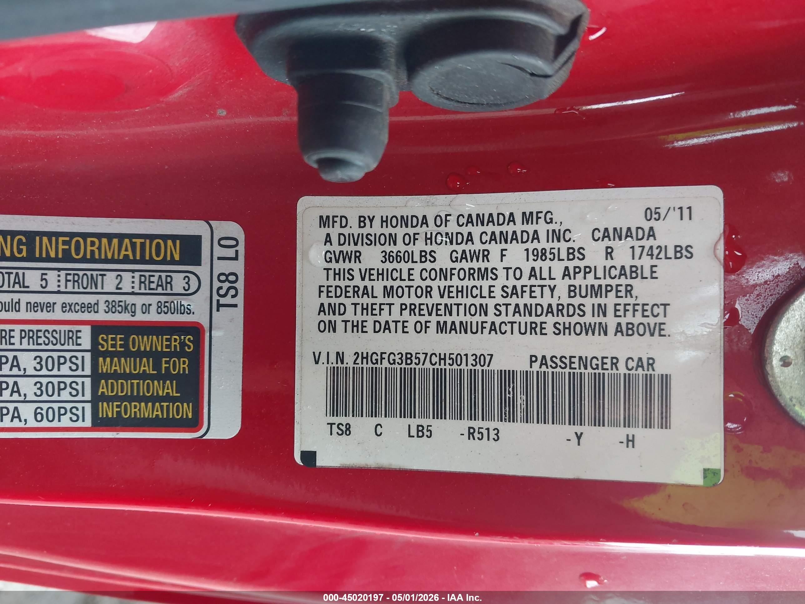 HONDA CIVIC image 9