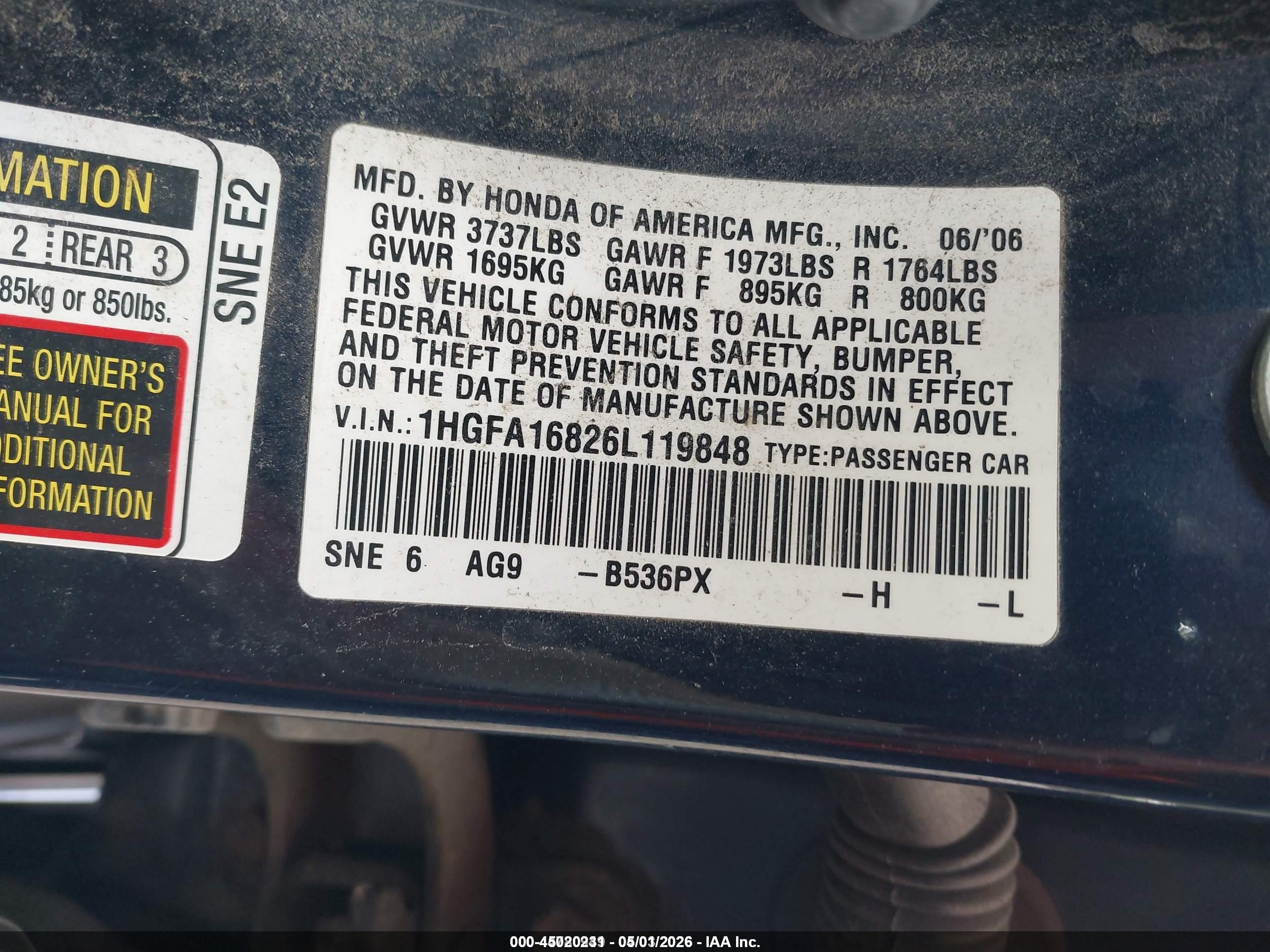 HONDA CIVIC image 9