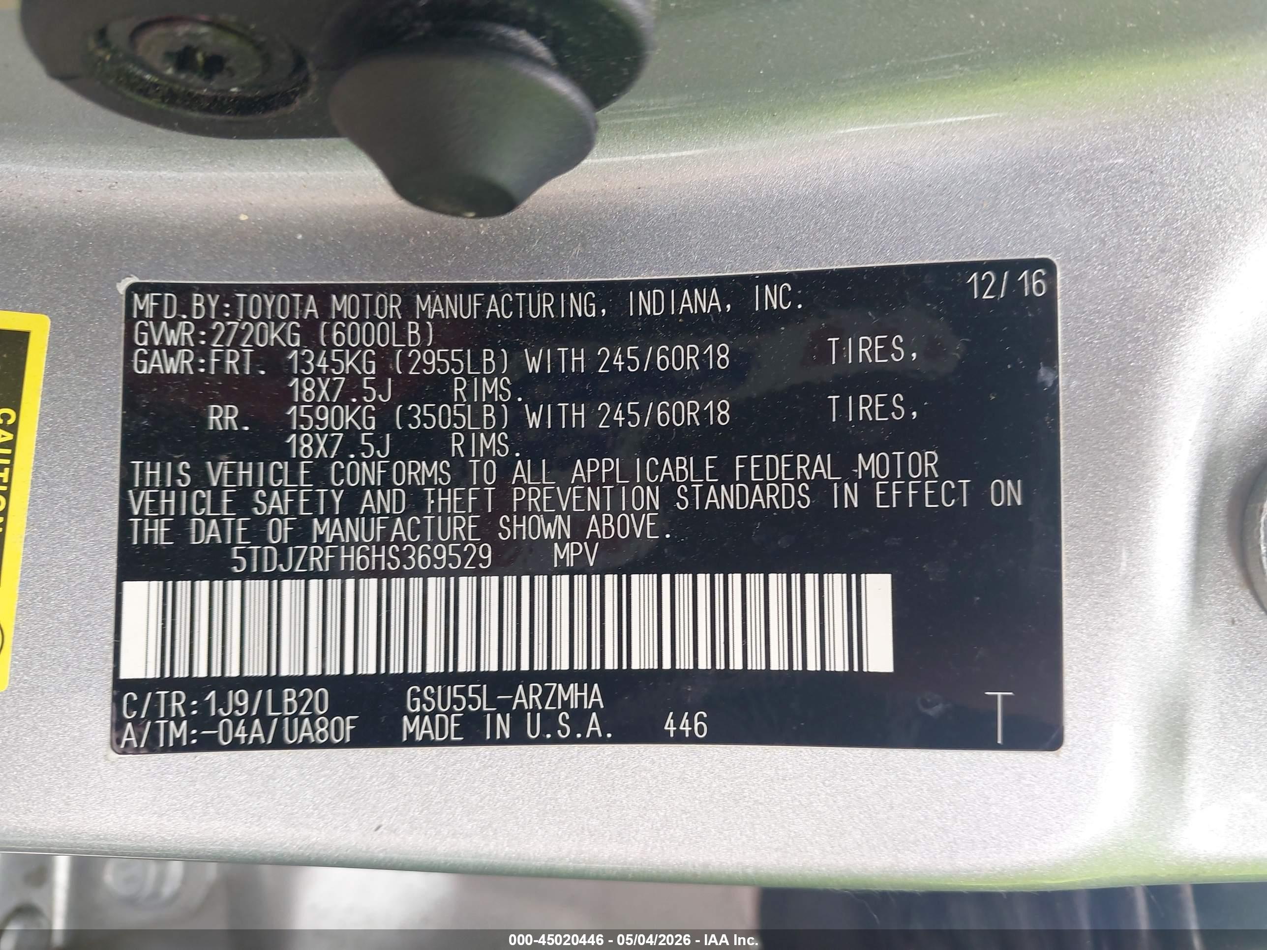 TOYOTA HIGHLANDER image 9