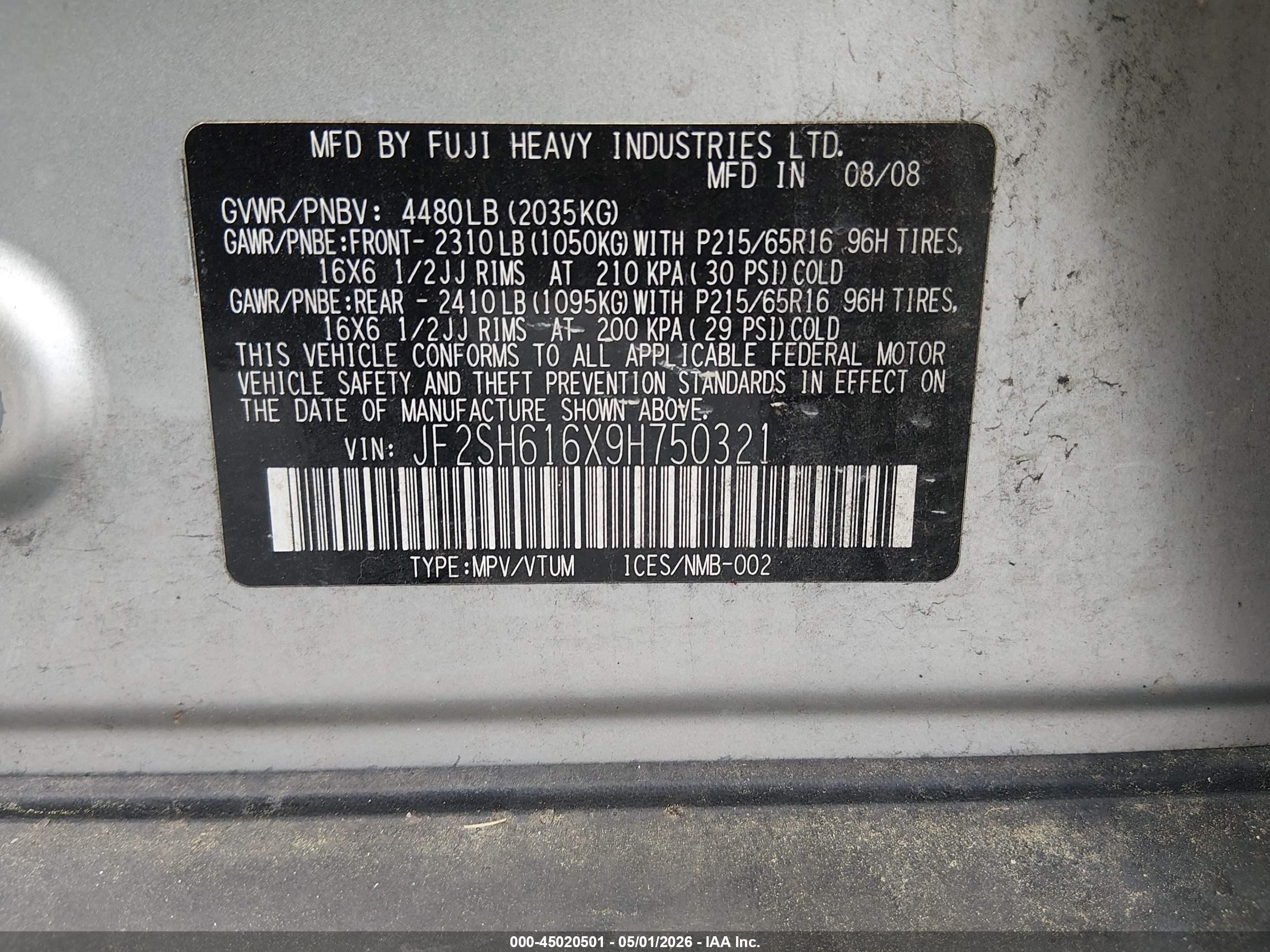 SUBARU FORESTER image 9