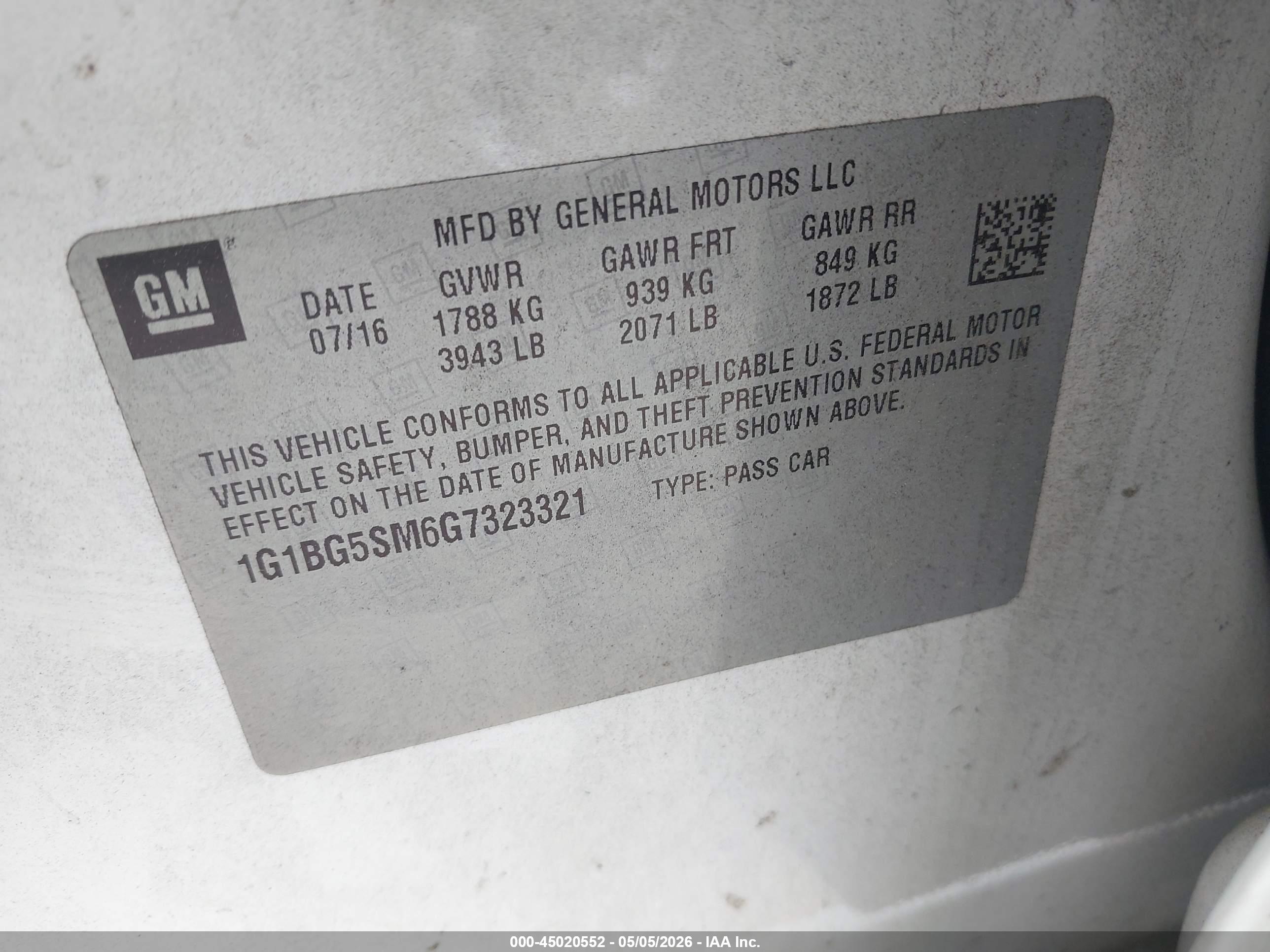 CHEVROLET CRUZE image 9