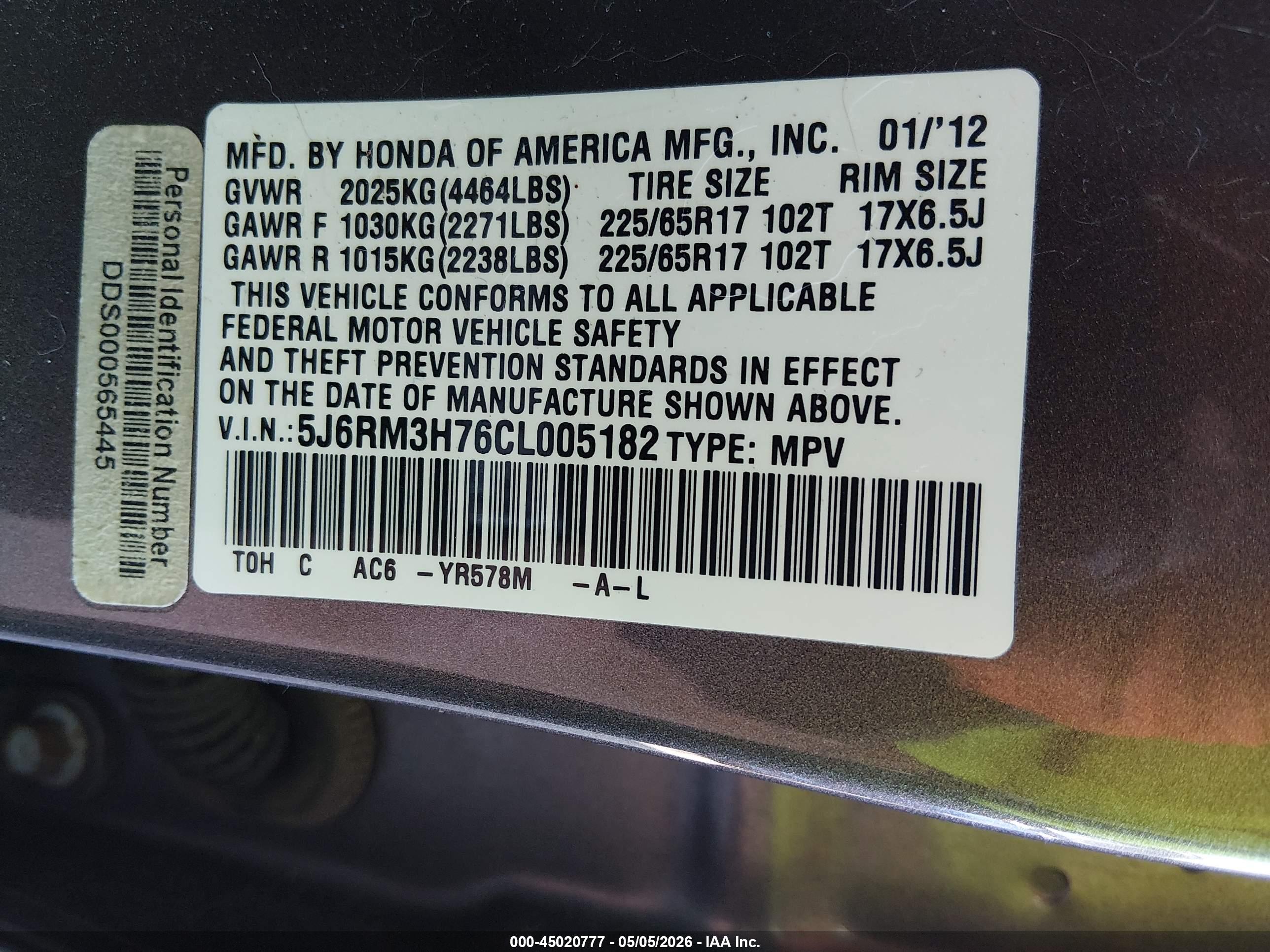 HONDA CR-V image 9