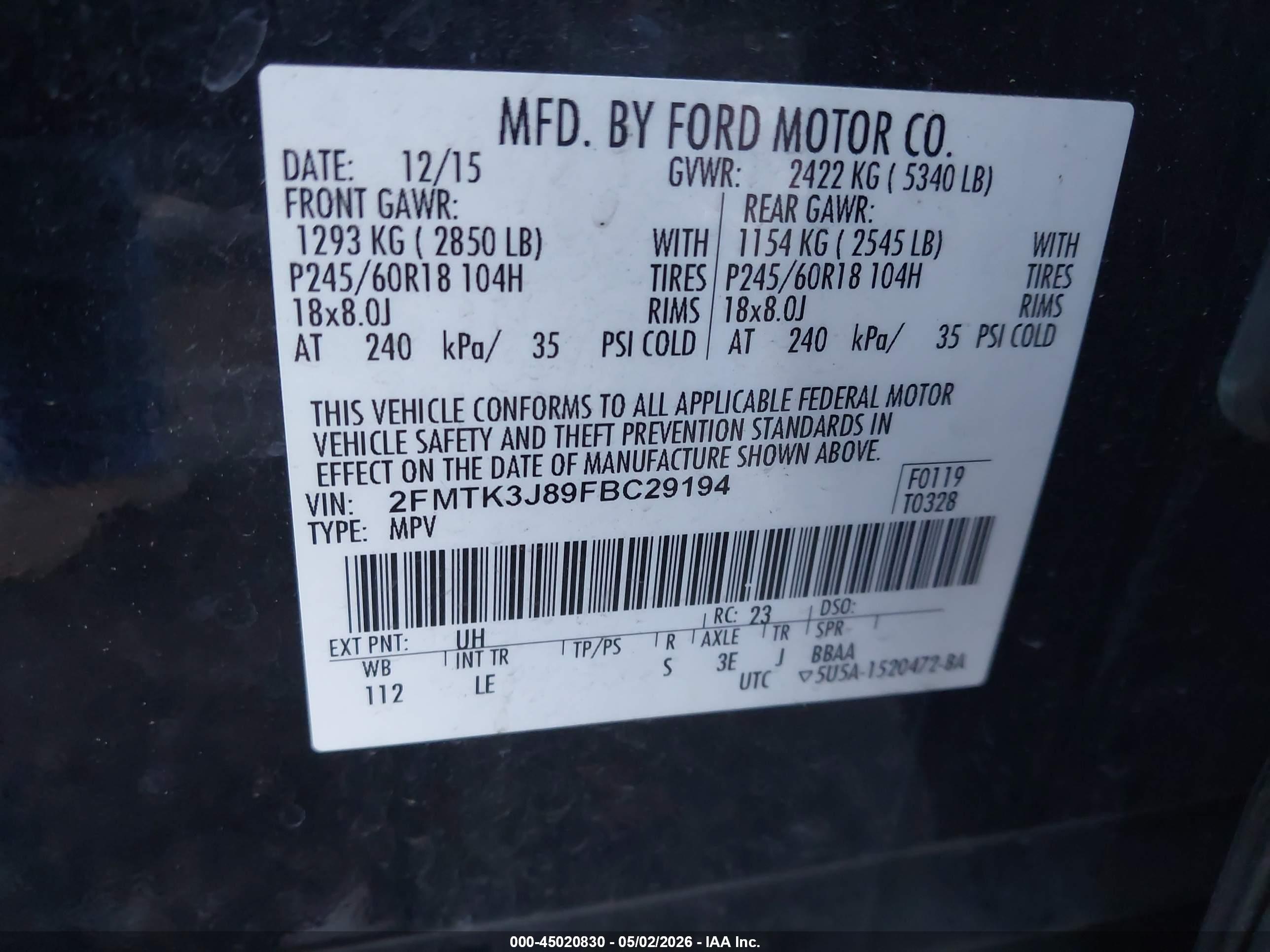 FORD EDGE image 9