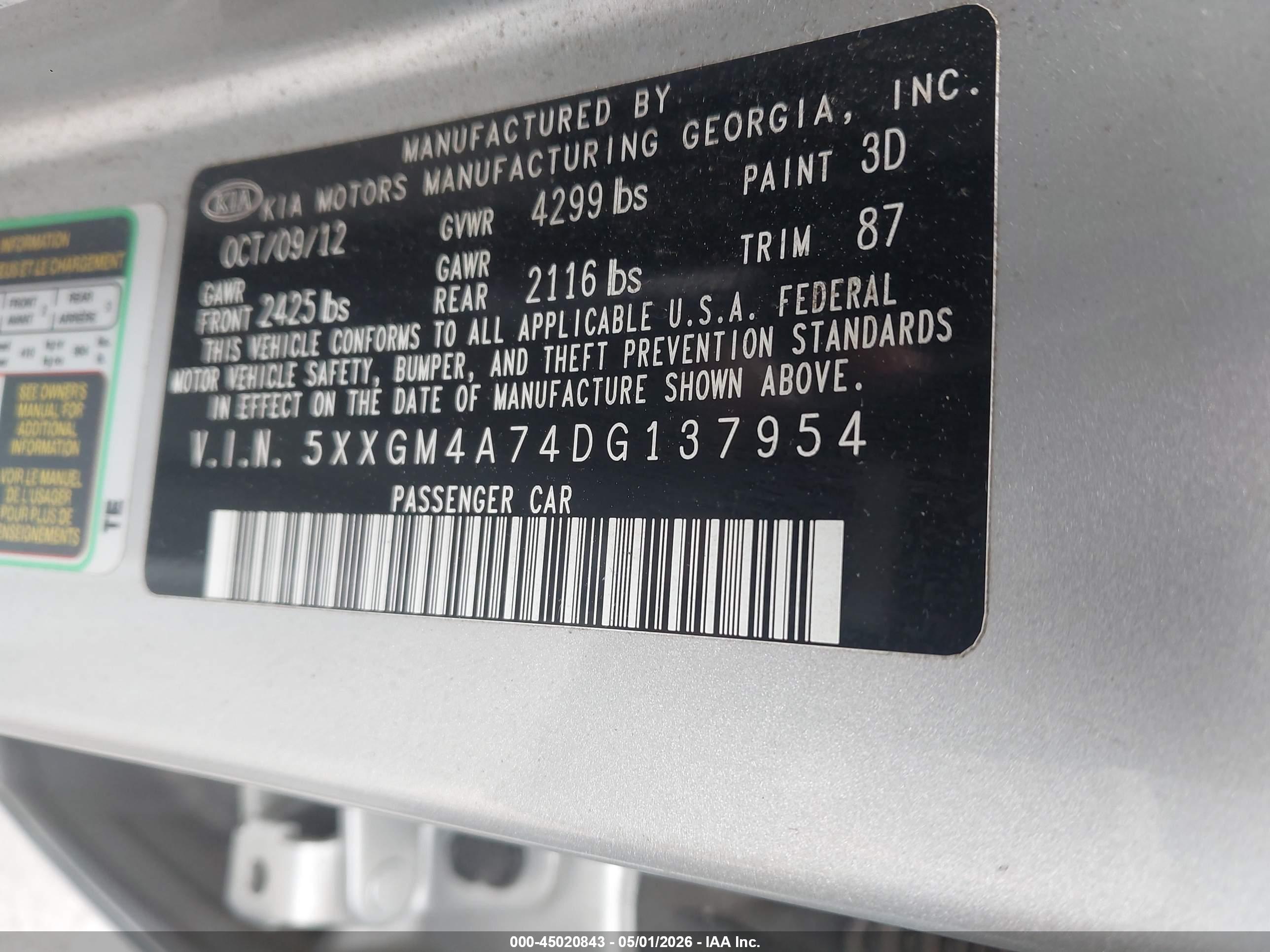 KIA OPTIMA image 9
