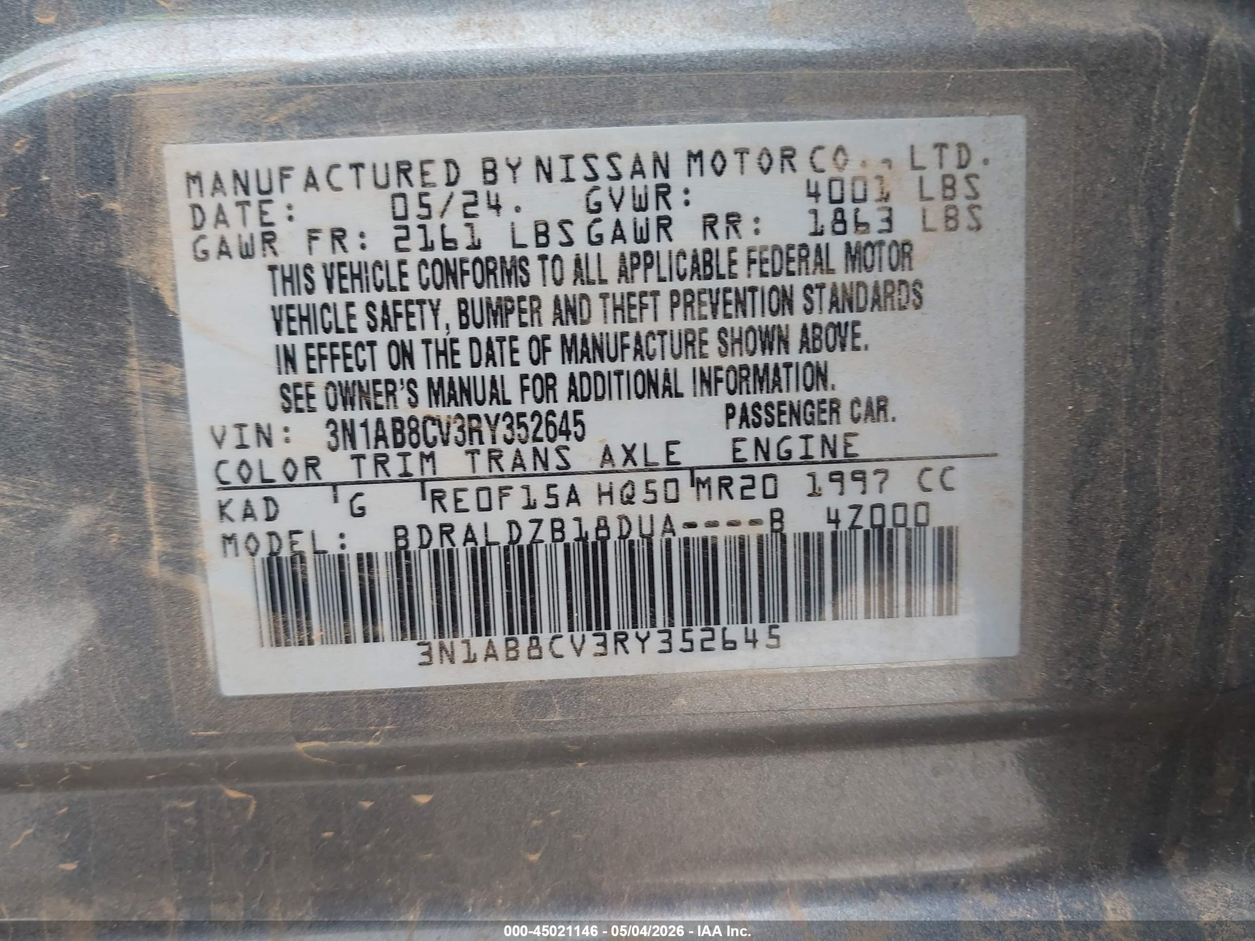 NISSAN SENTRA image 9