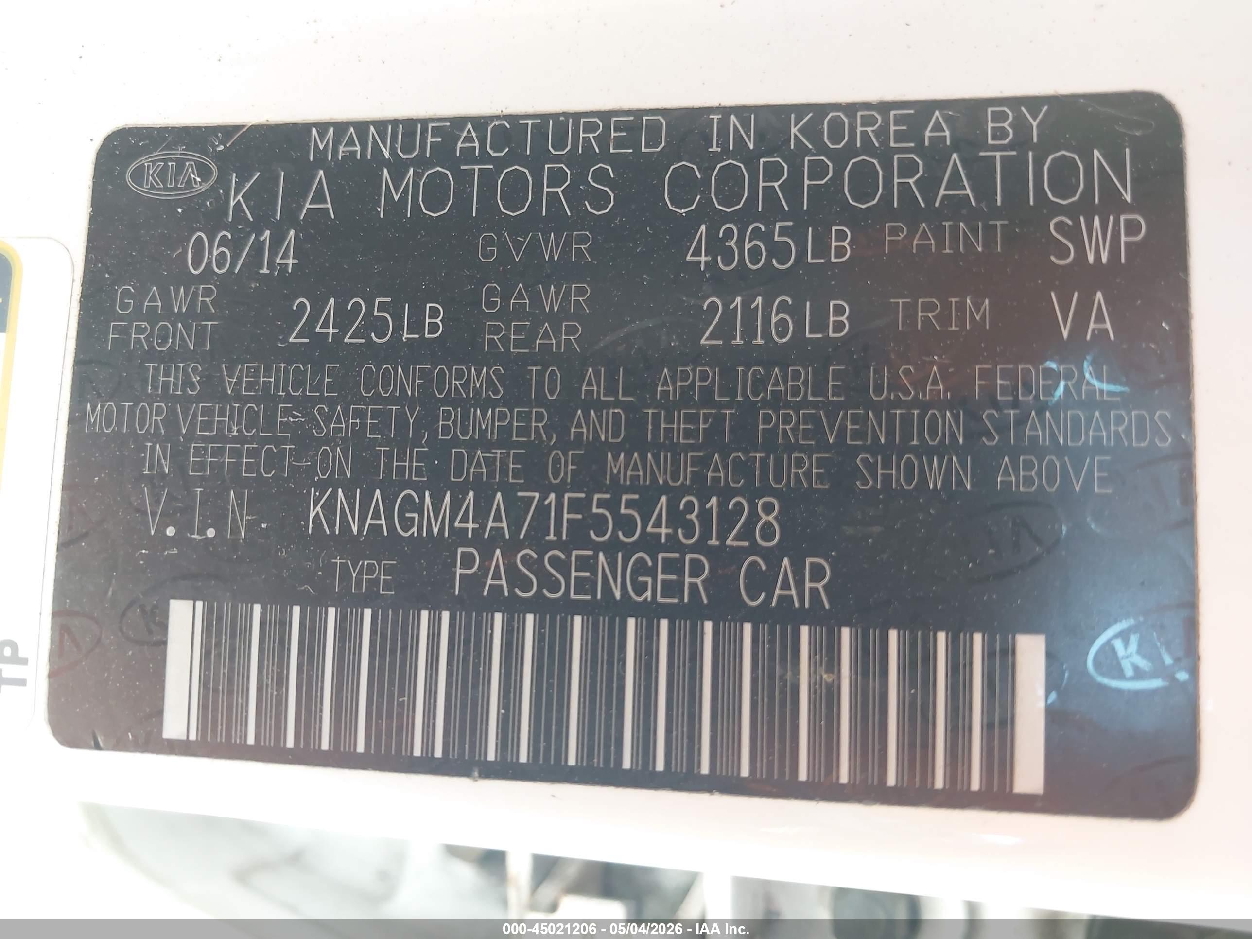 KIA OPTIMA image 9