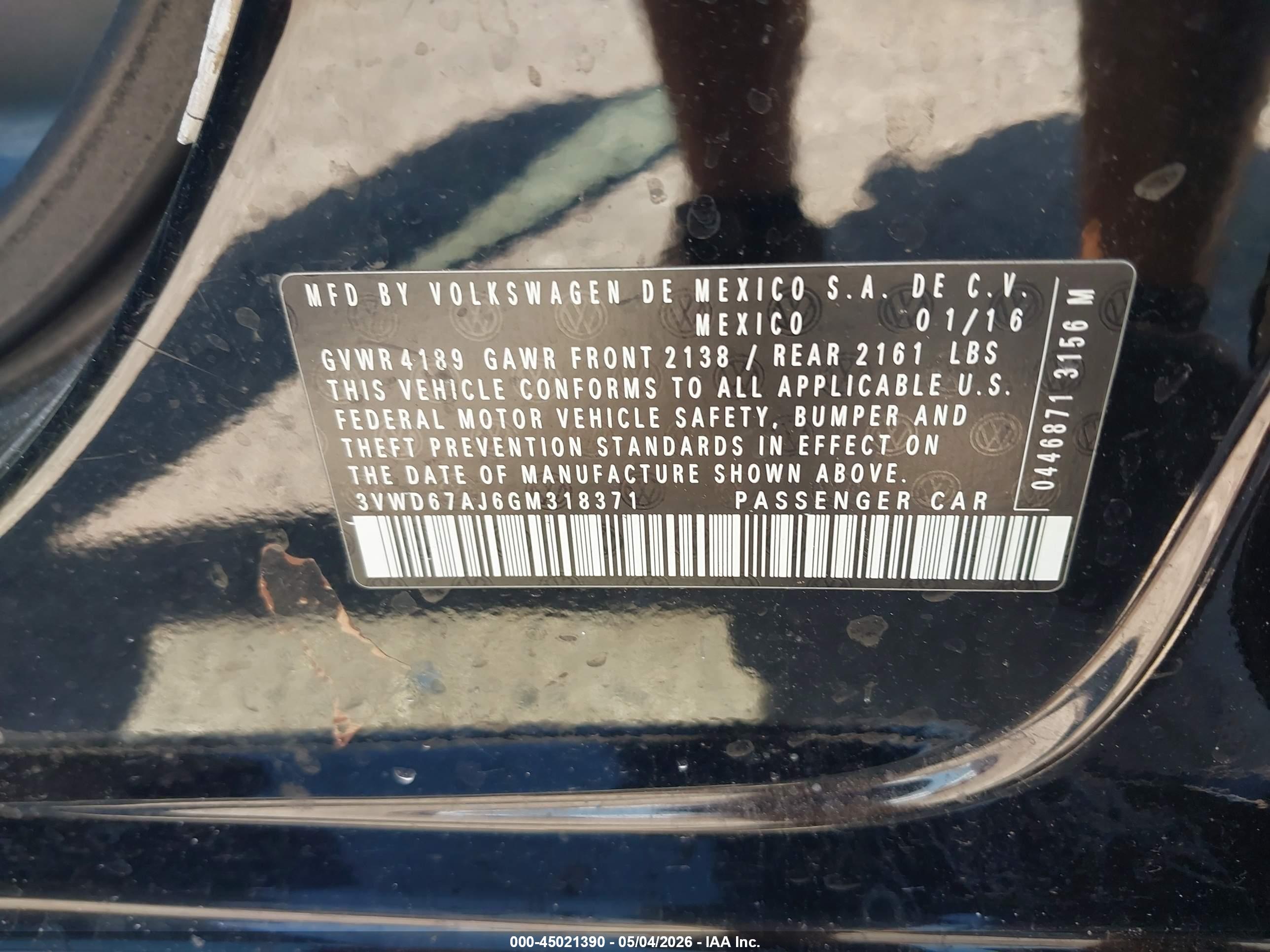 VOLKSWAGEN JETTA image 9