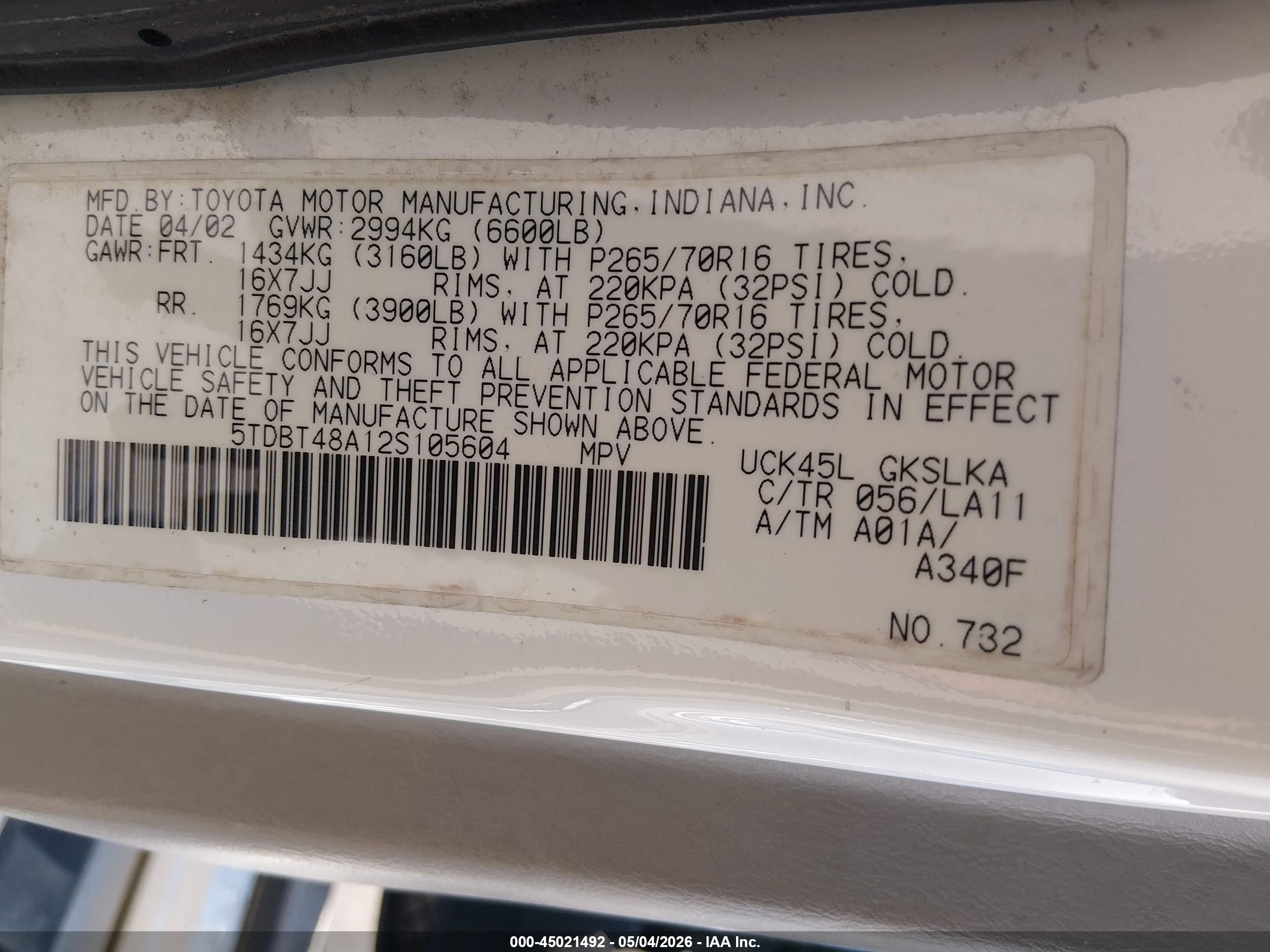 TOYOTA SEQUOIA image 9