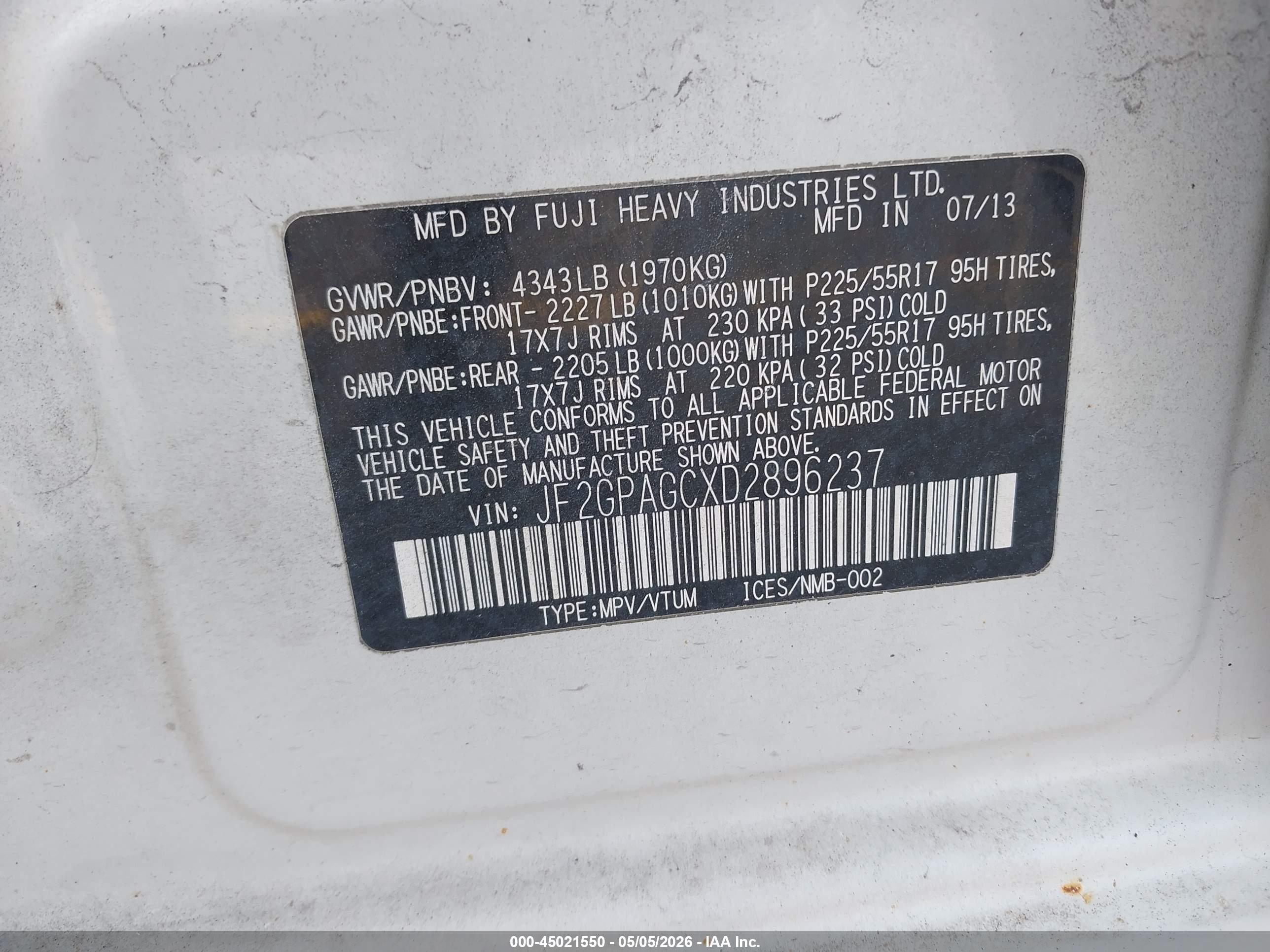 SUBARU XV image 9