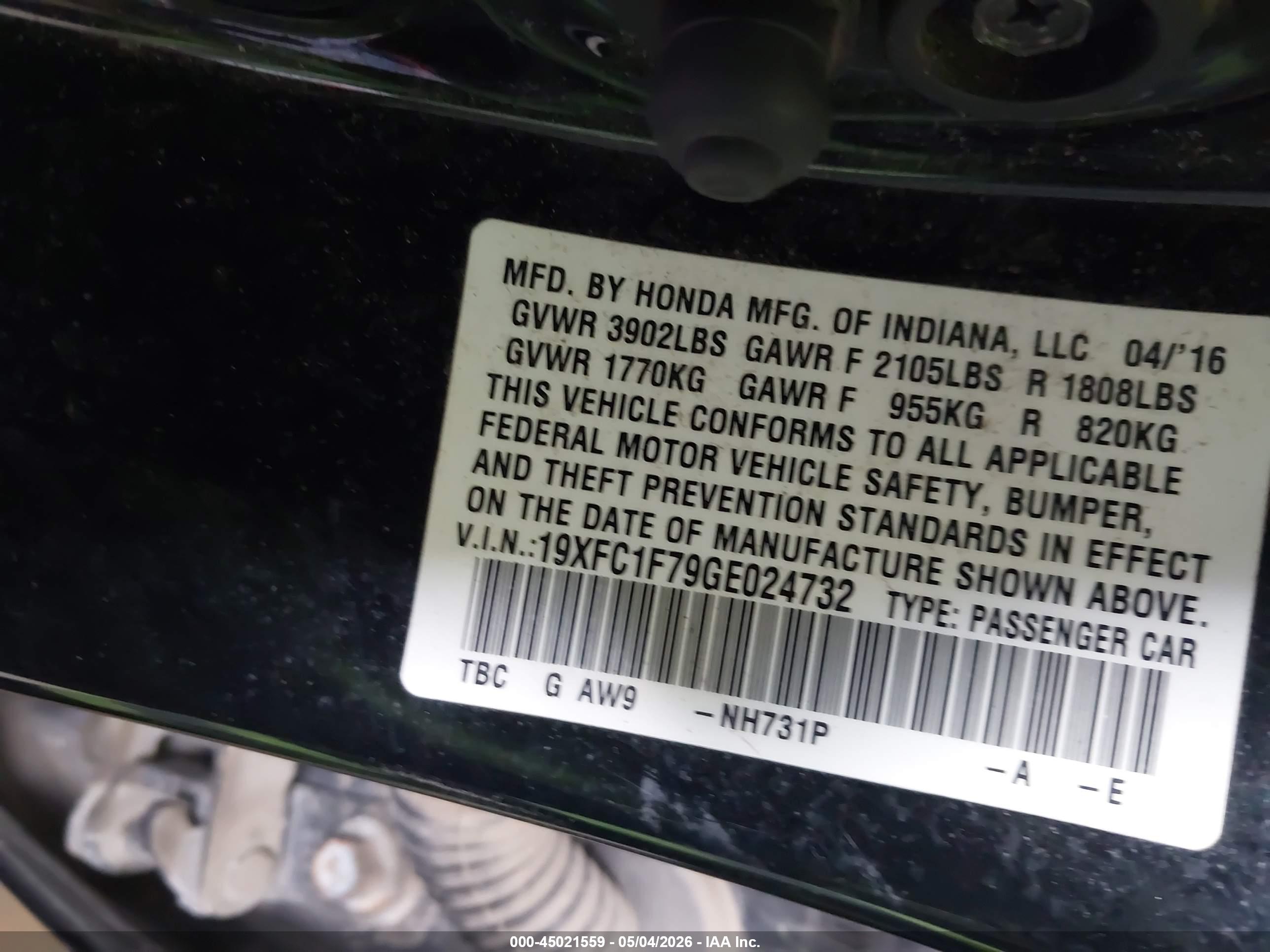 HONDA CIVIC image 9