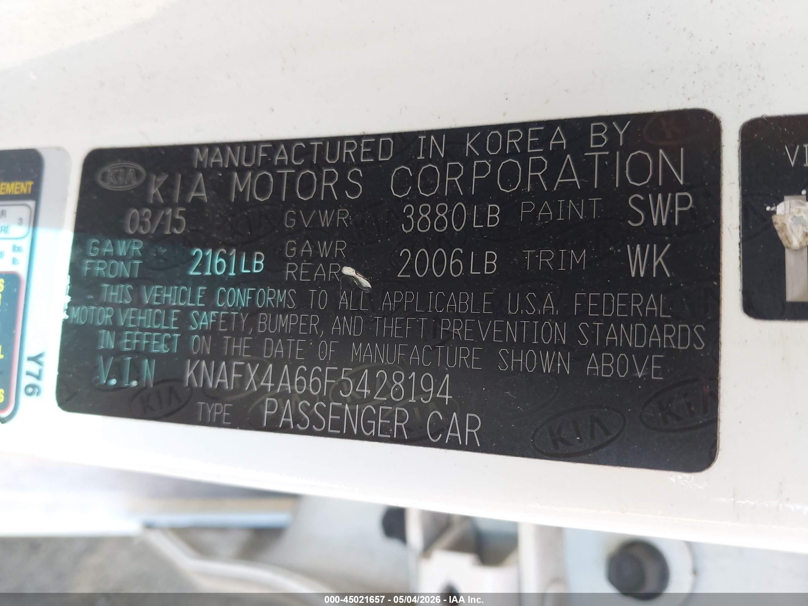 KIA FORTE image 9