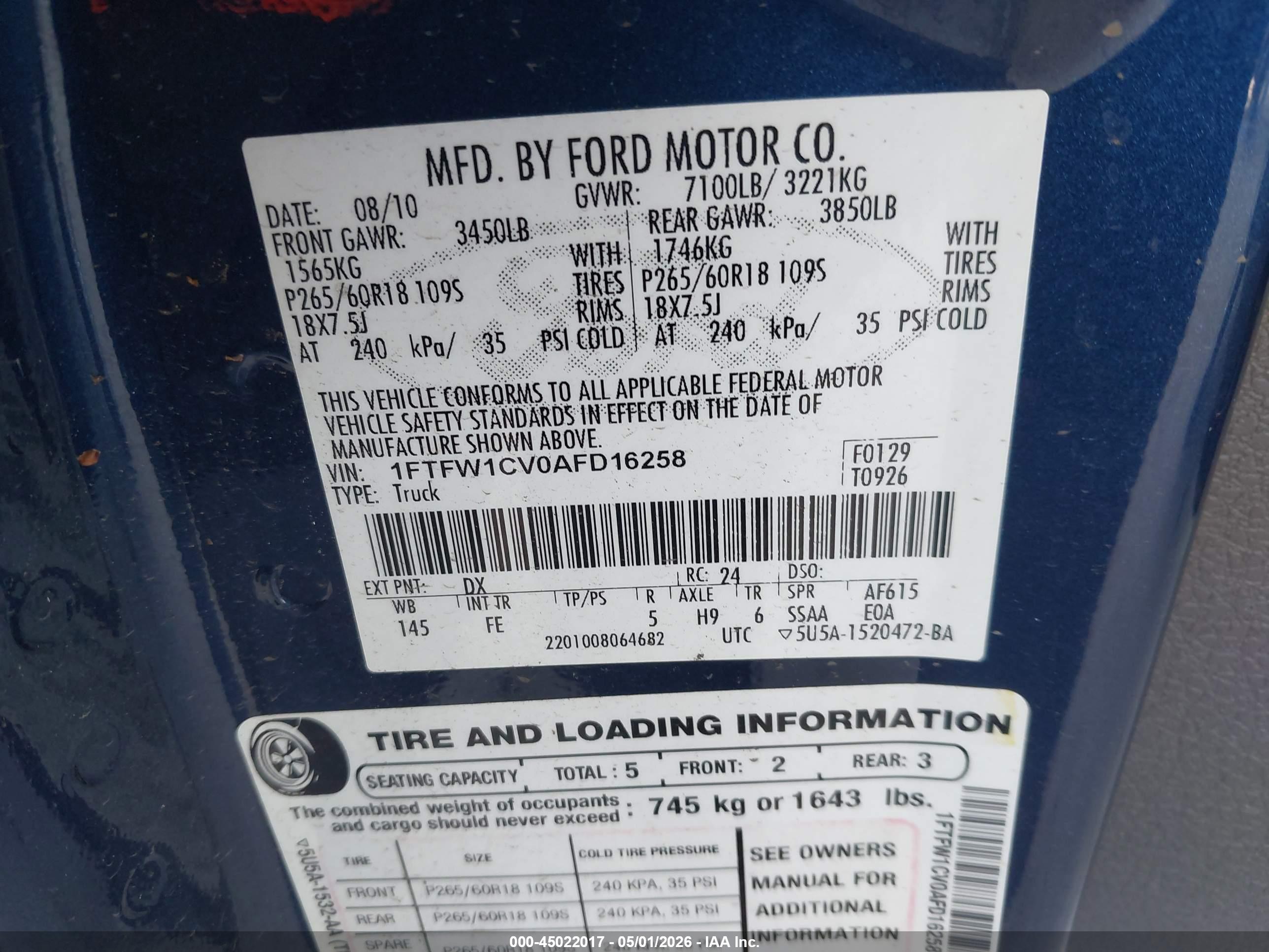 FORD F-150 image 9