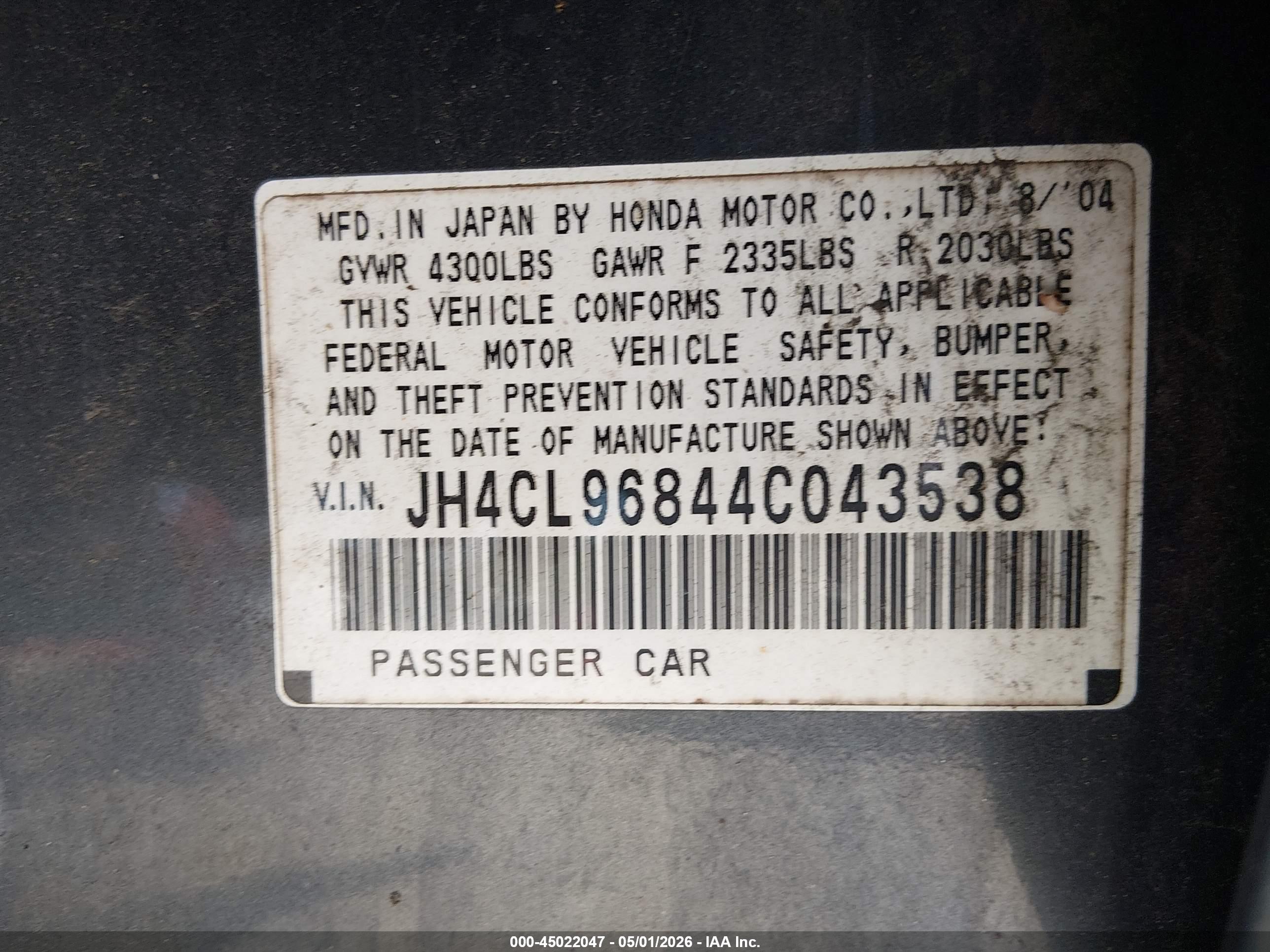 ACURA TSX image 9
