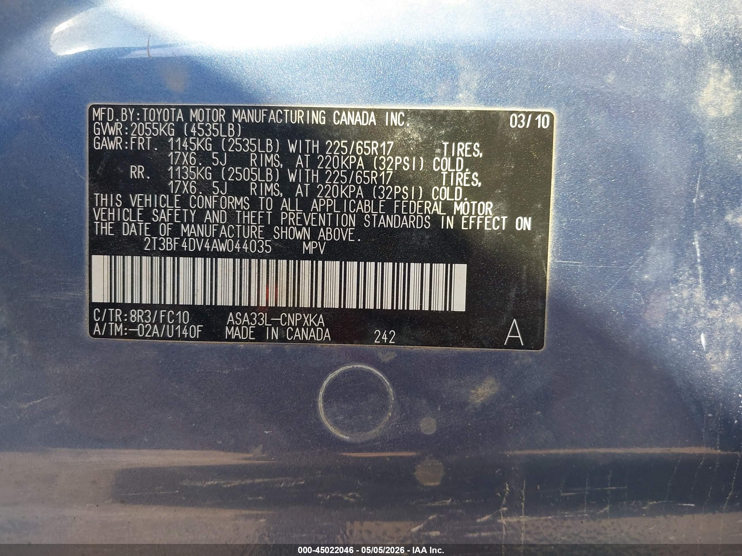 TOYOTA RAV4 image 9