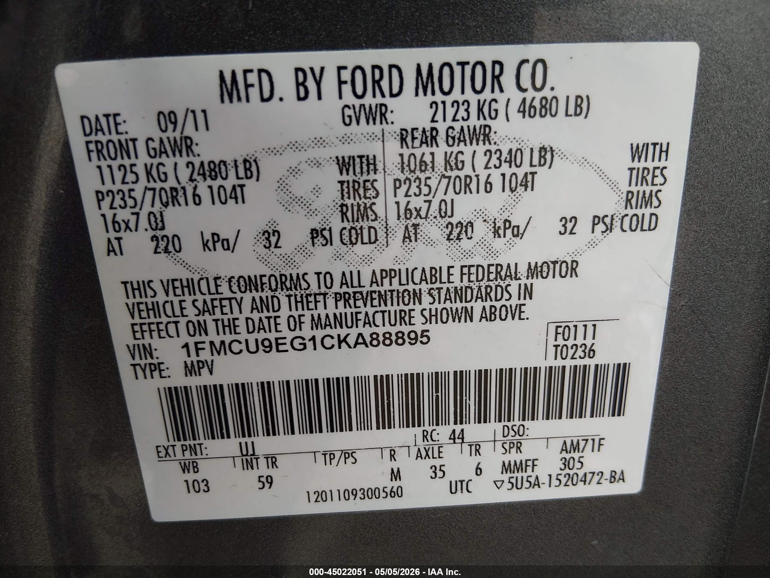 FORD ESCAPE image 9