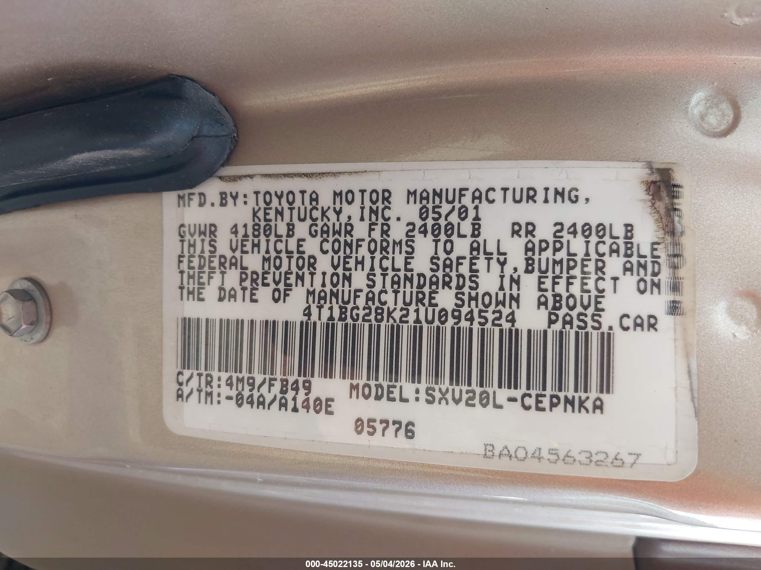 TOYOTA CAMRY image 9