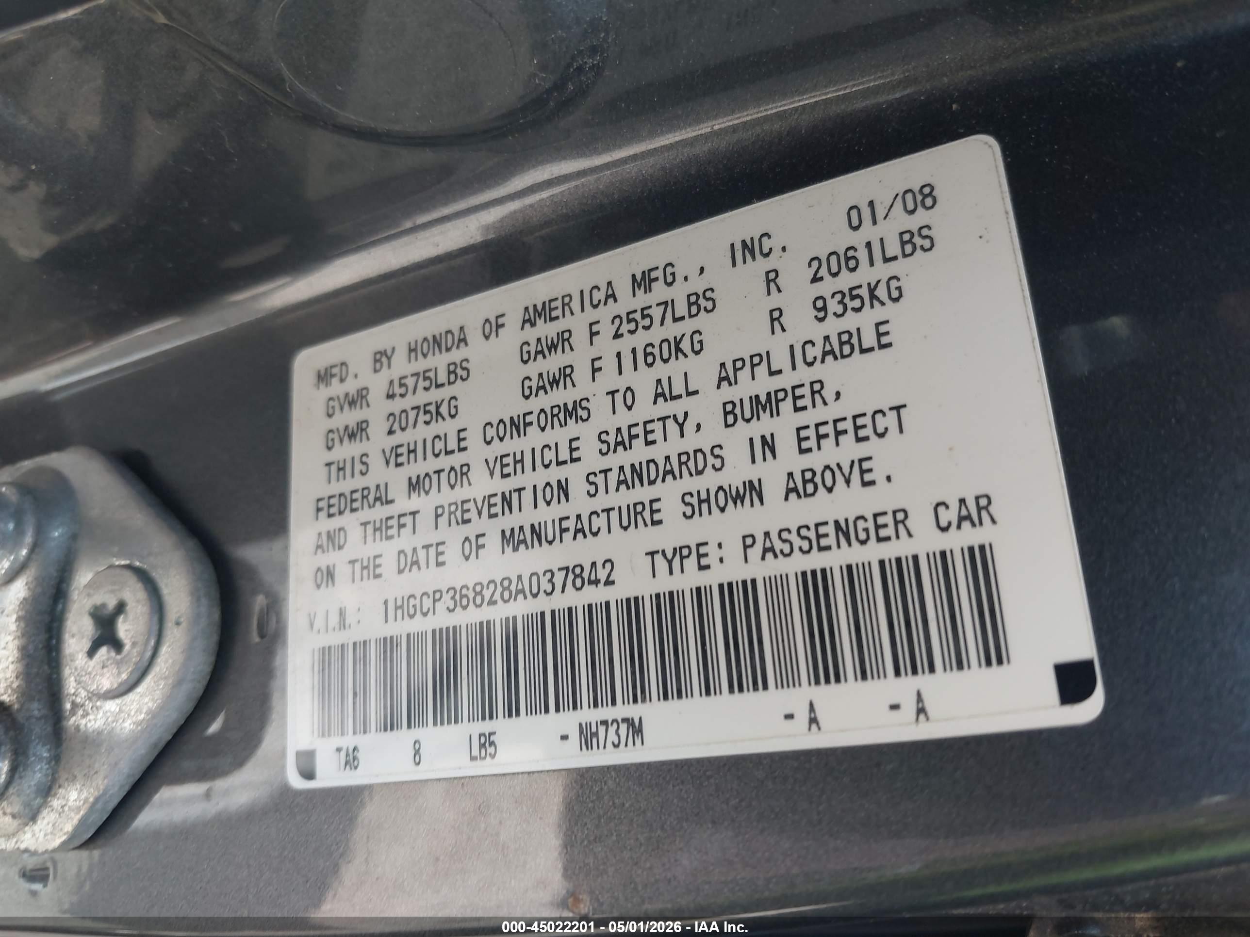 HONDA ACCORD image 9