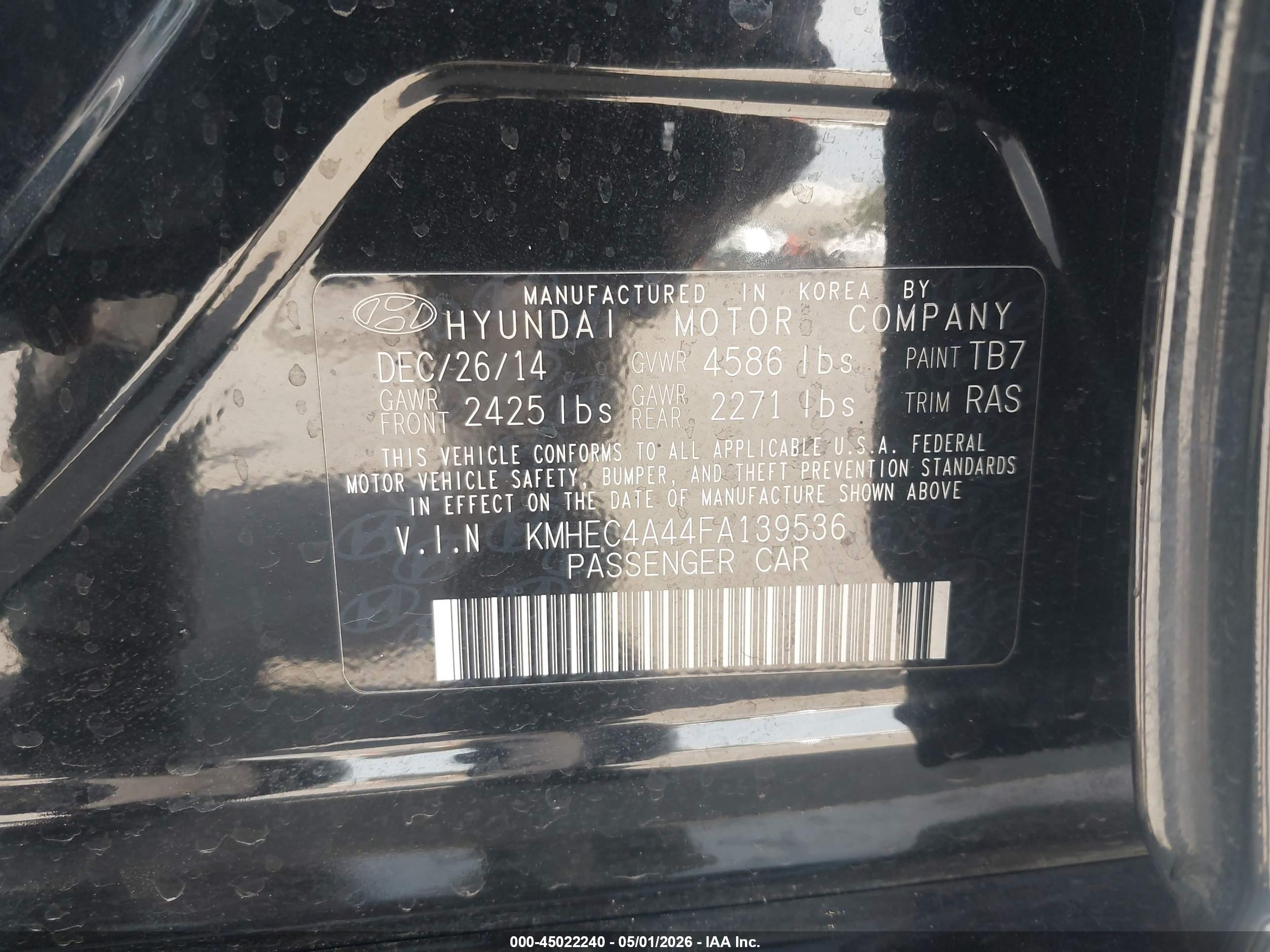 HYUNDAI SONATA image 9