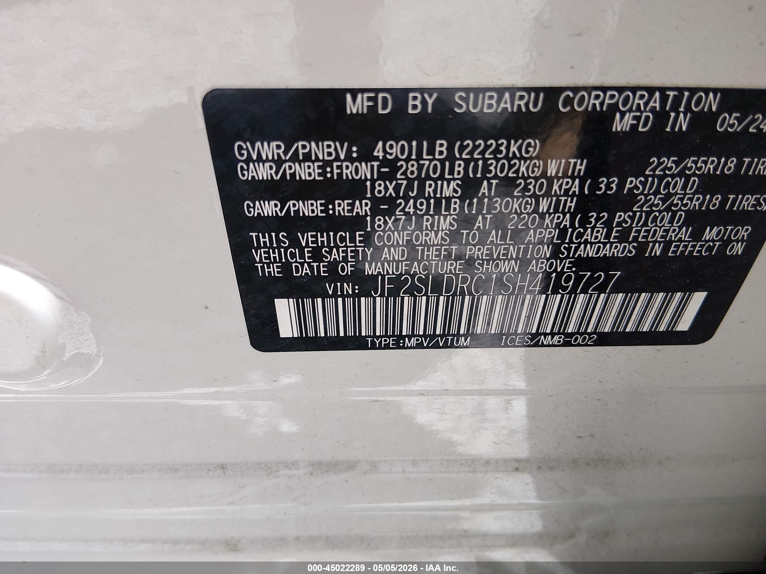 SUBARU FORESTER image 9