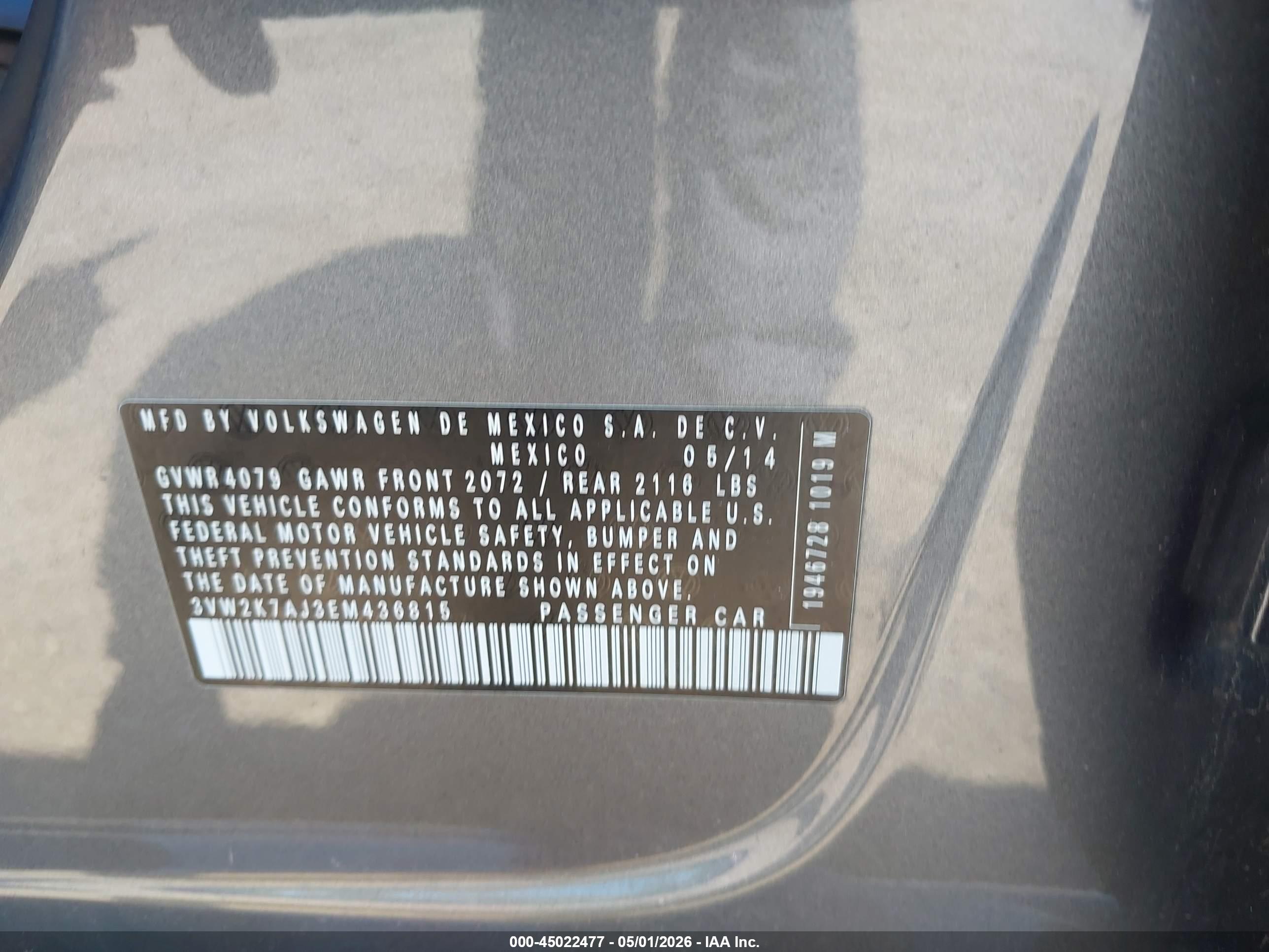 VOLKSWAGEN JETTA image 9