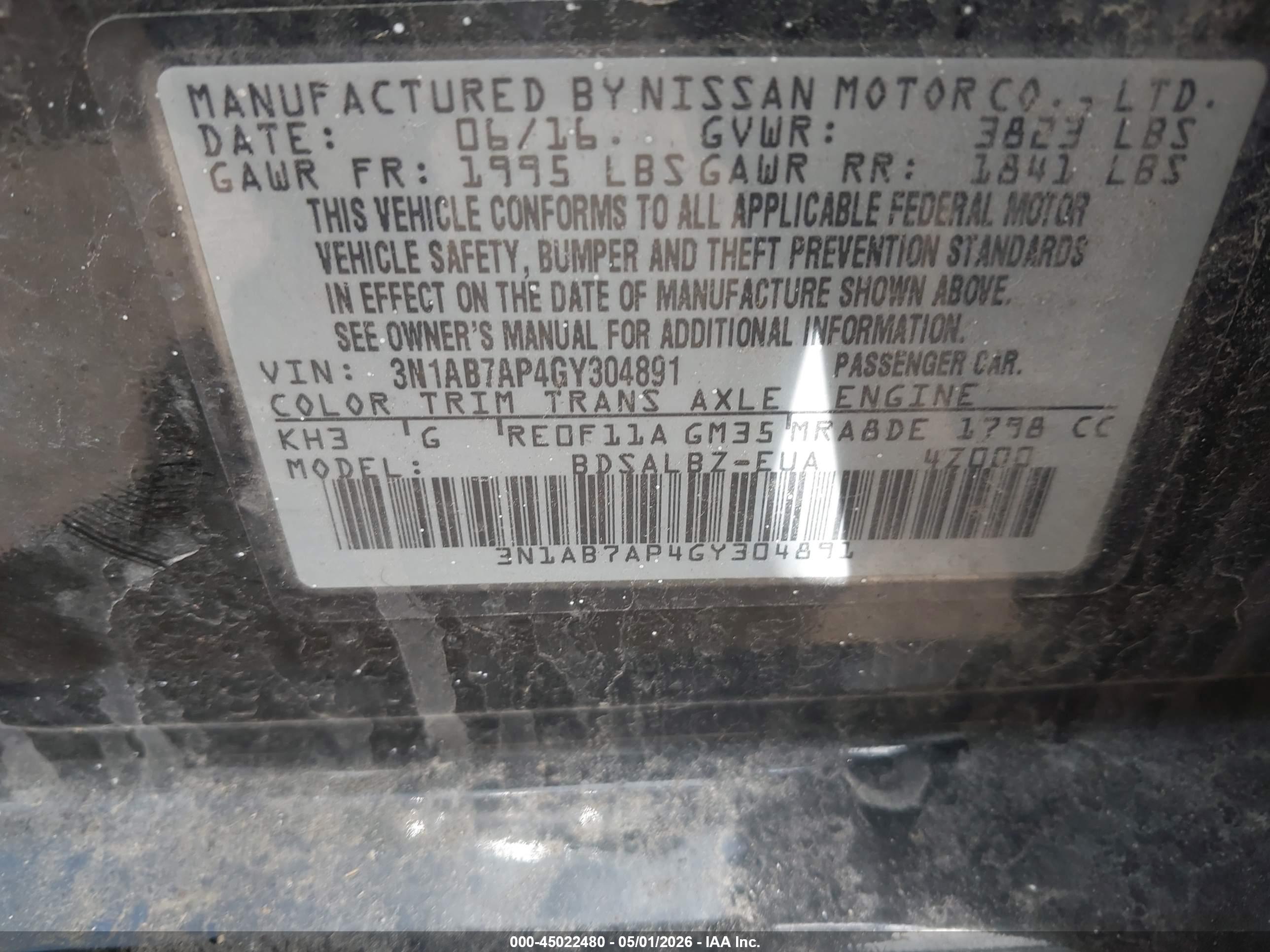 NISSAN SENTRA image 9