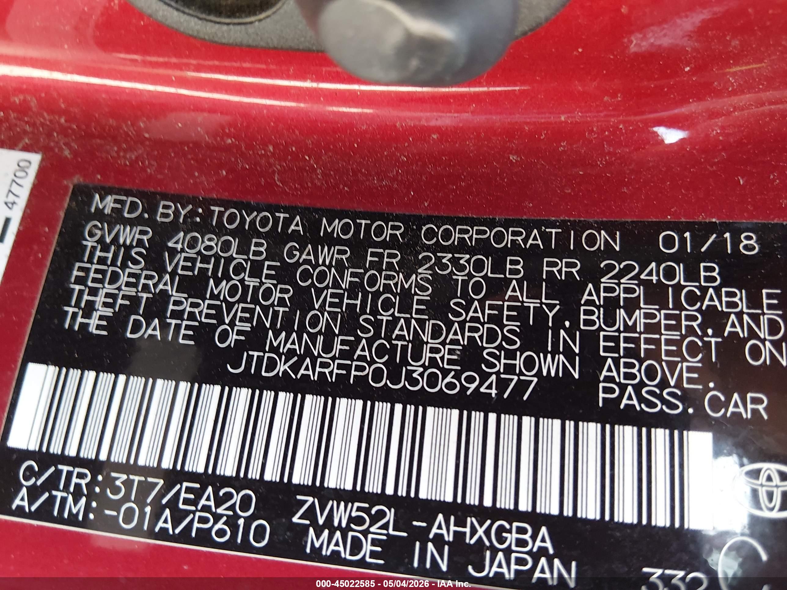 TOYOTA PRIUS image 9