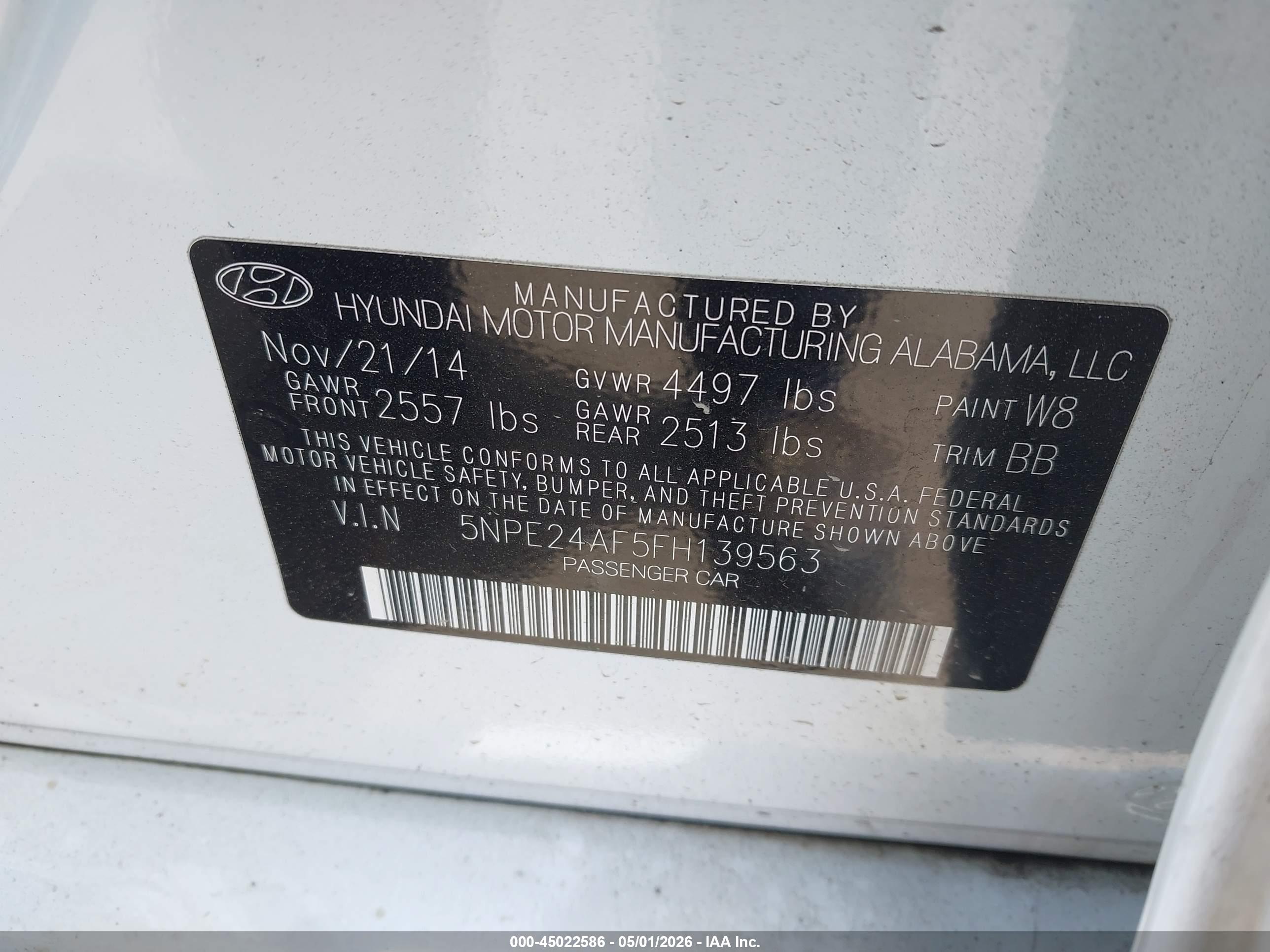 HYUNDAI SONATA image 9