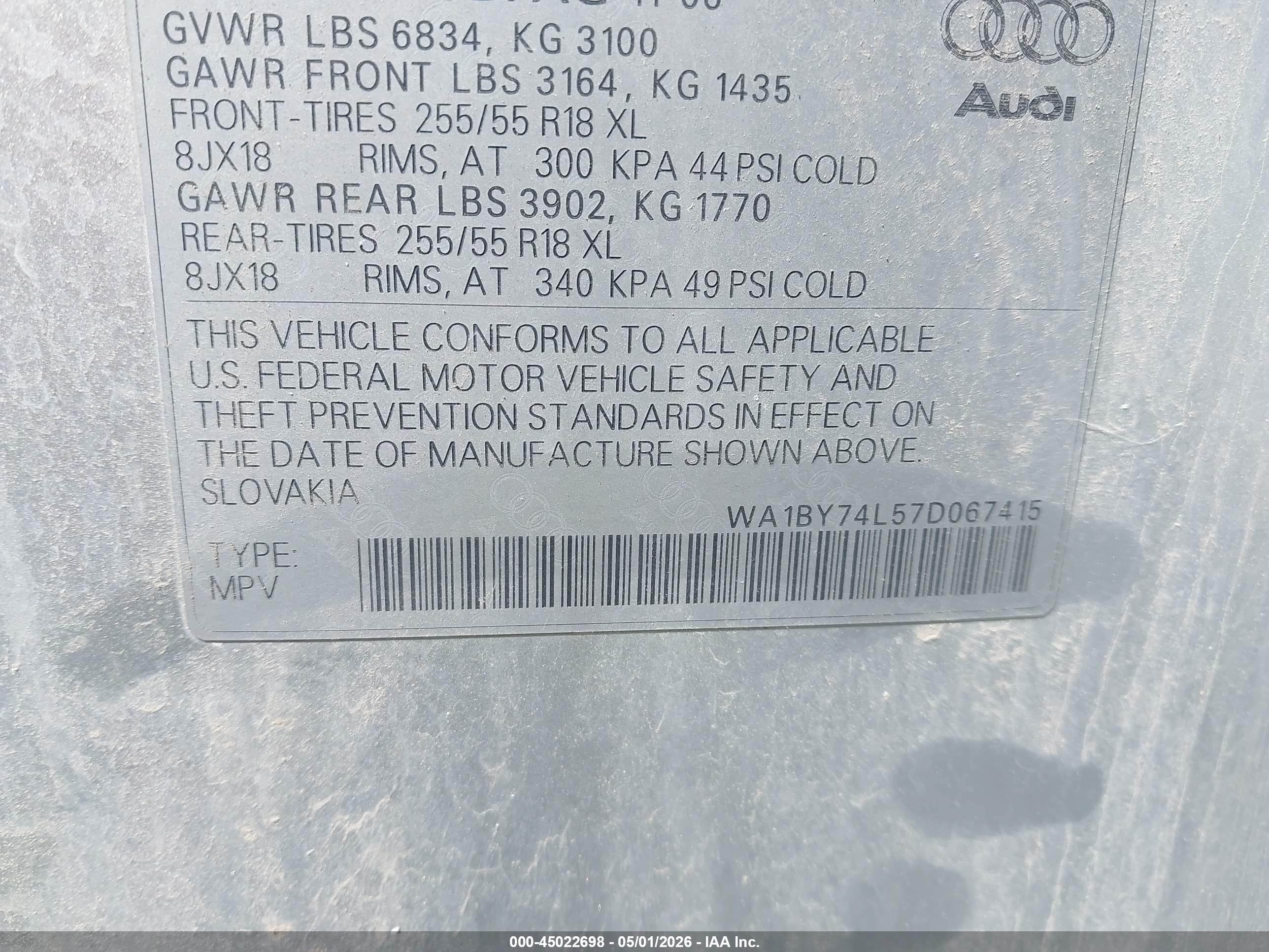 AUDI Q7 image 9