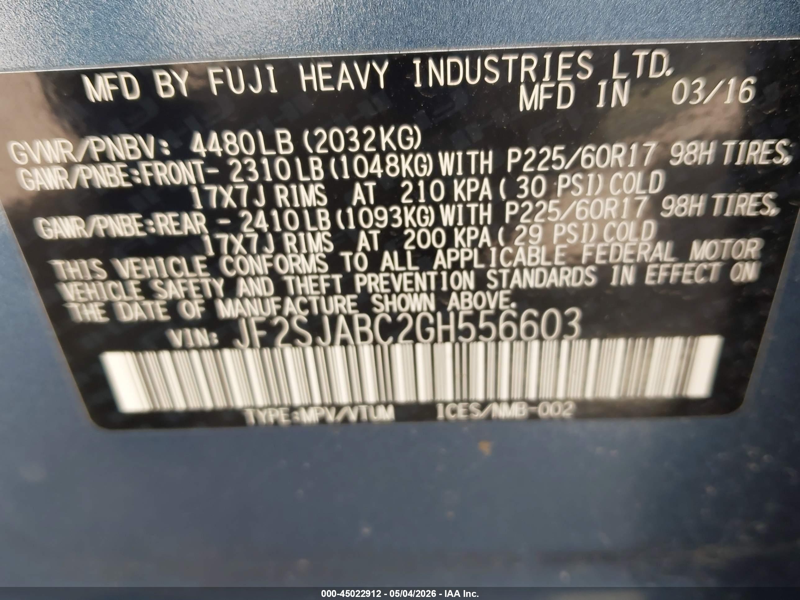 SUBARU FORESTER image 9