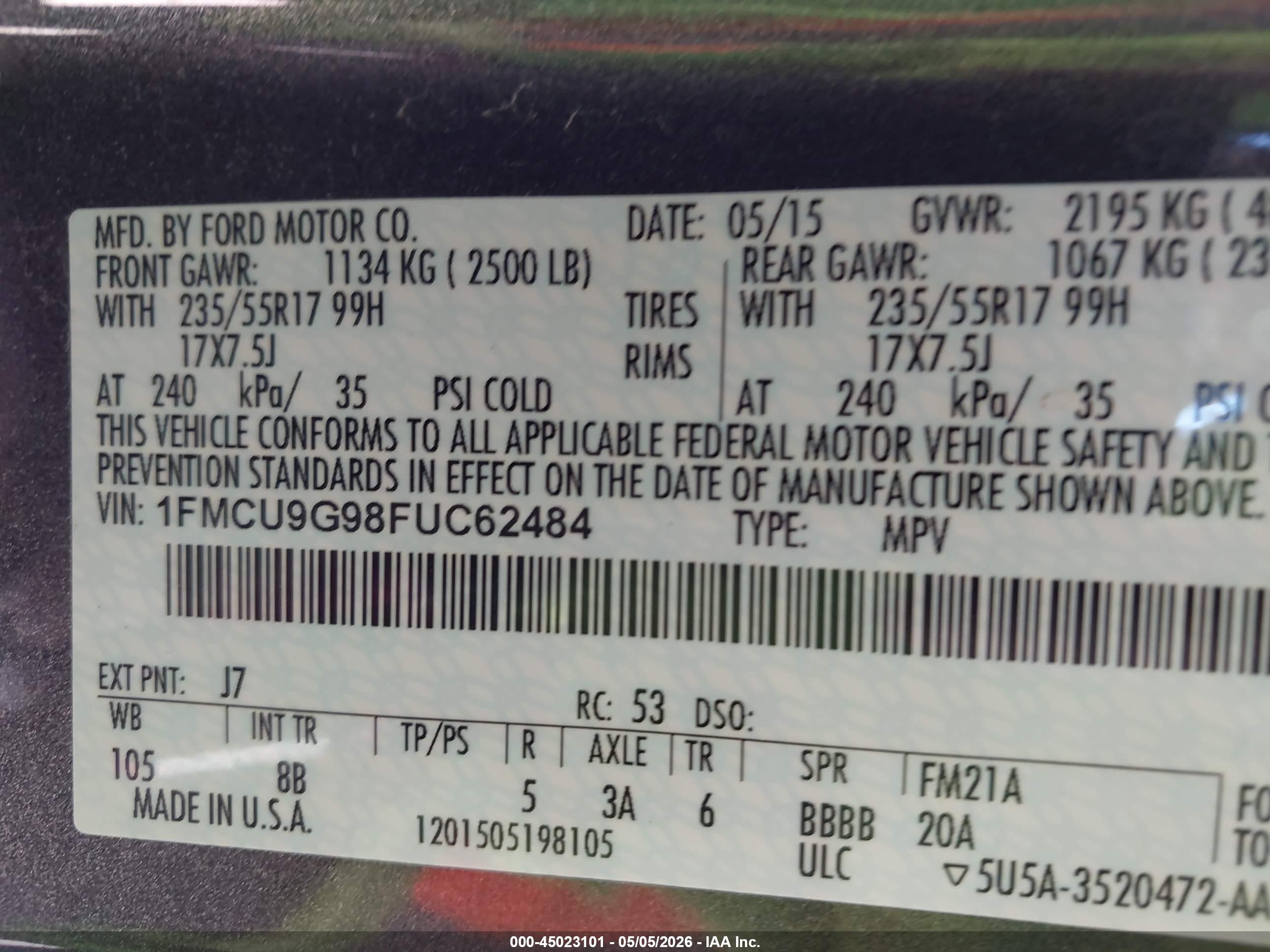FORD ESCAPE image 9