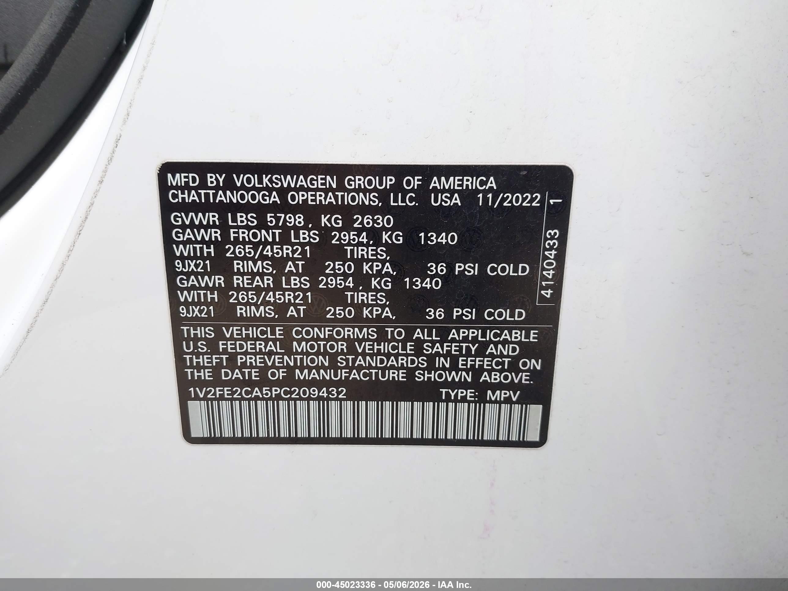 VOLKSWAGEN ATLAS image 9