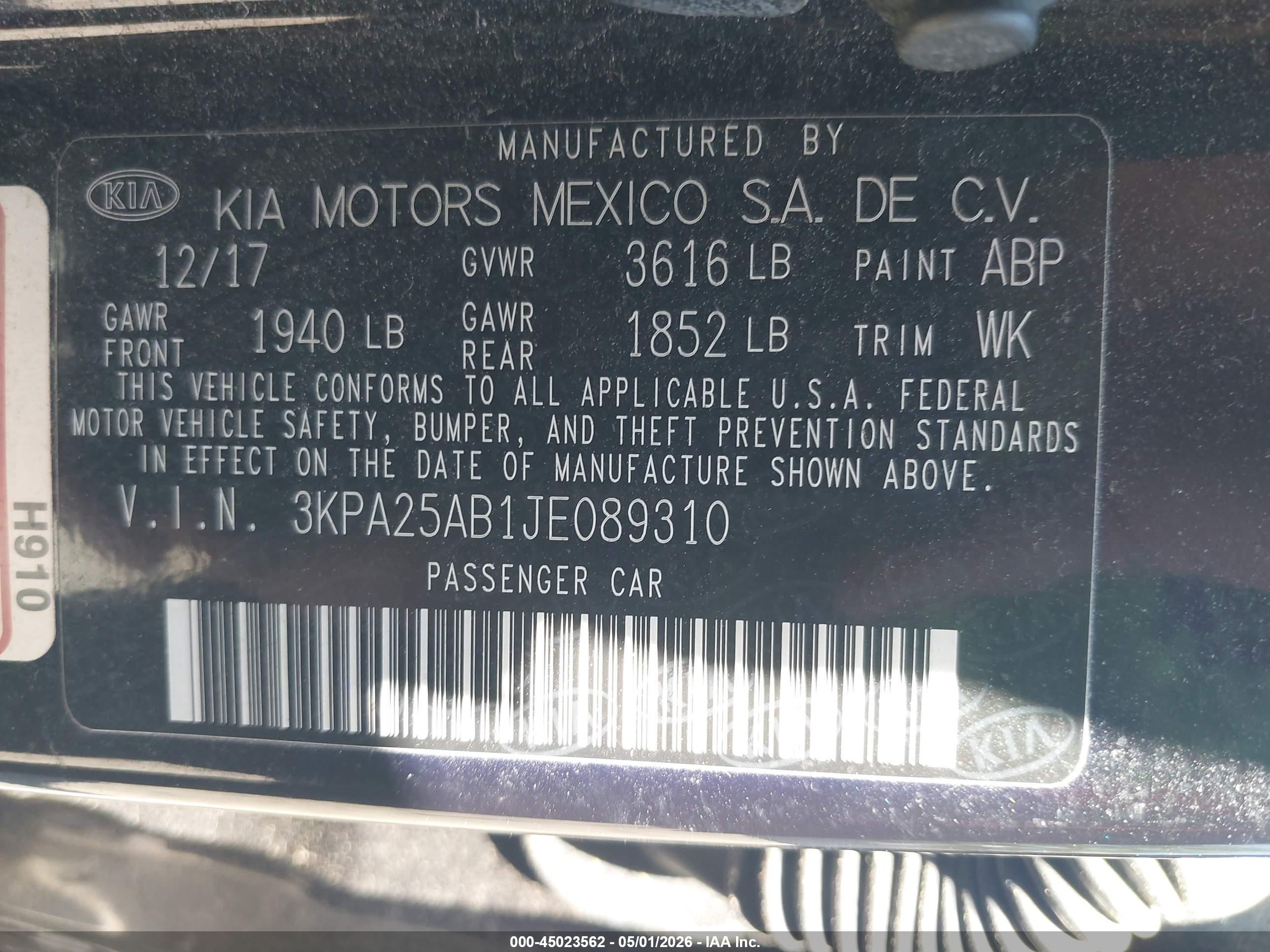 KIA RIO image 9