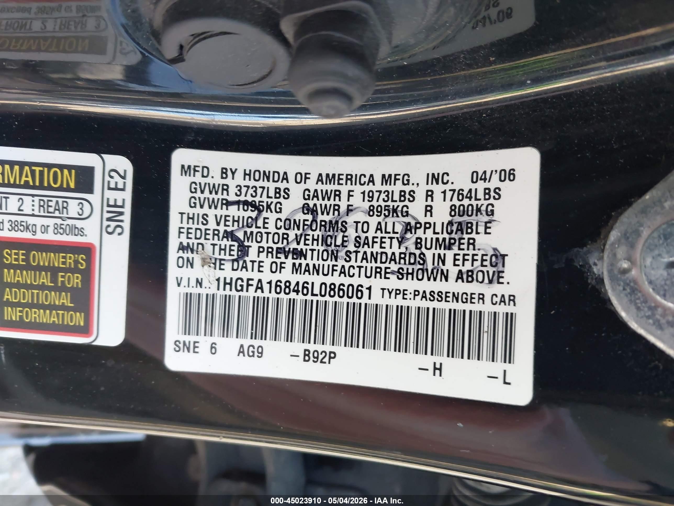 HONDA CIVIC image 9