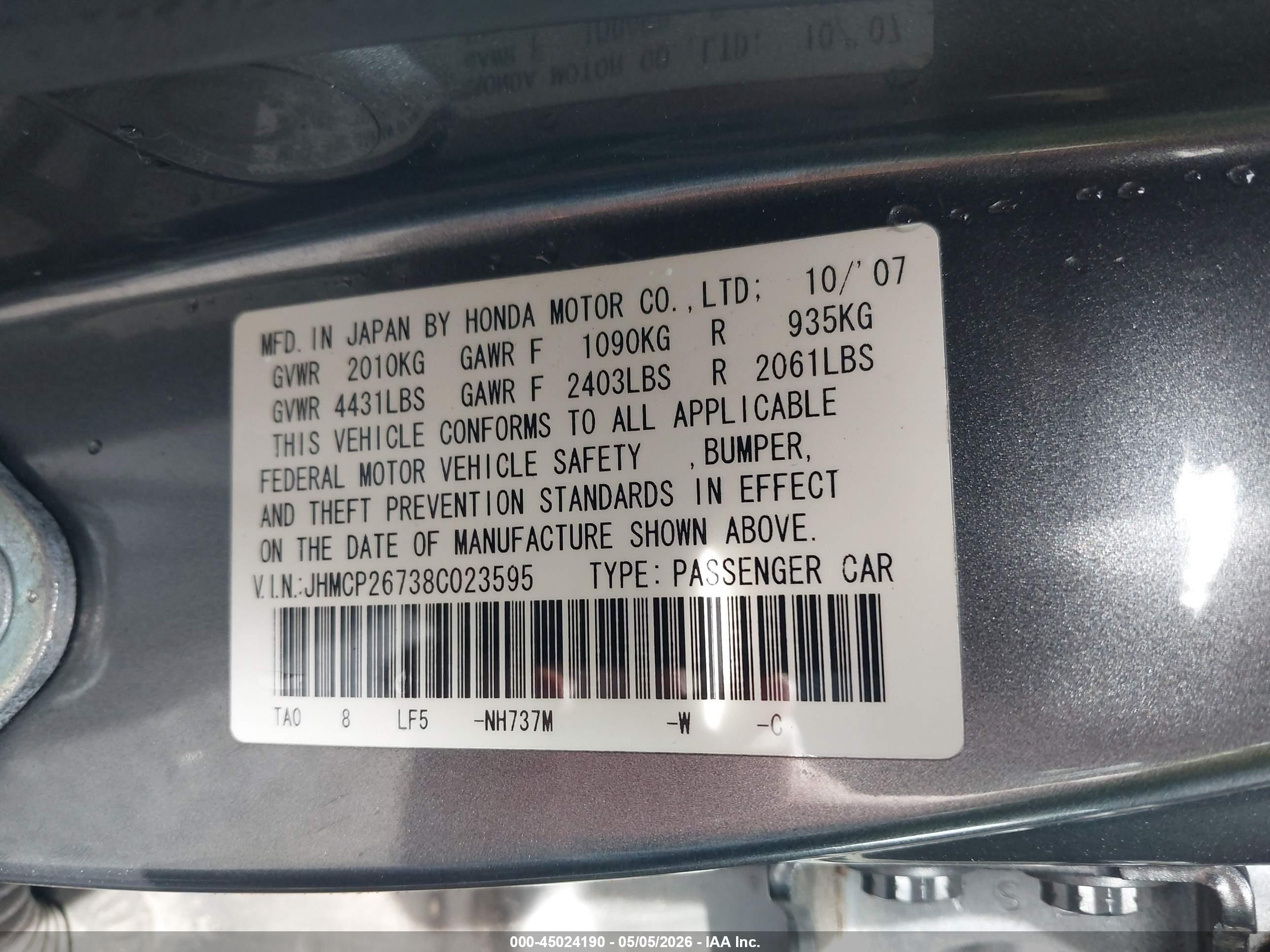 HONDA ACCORD image 9